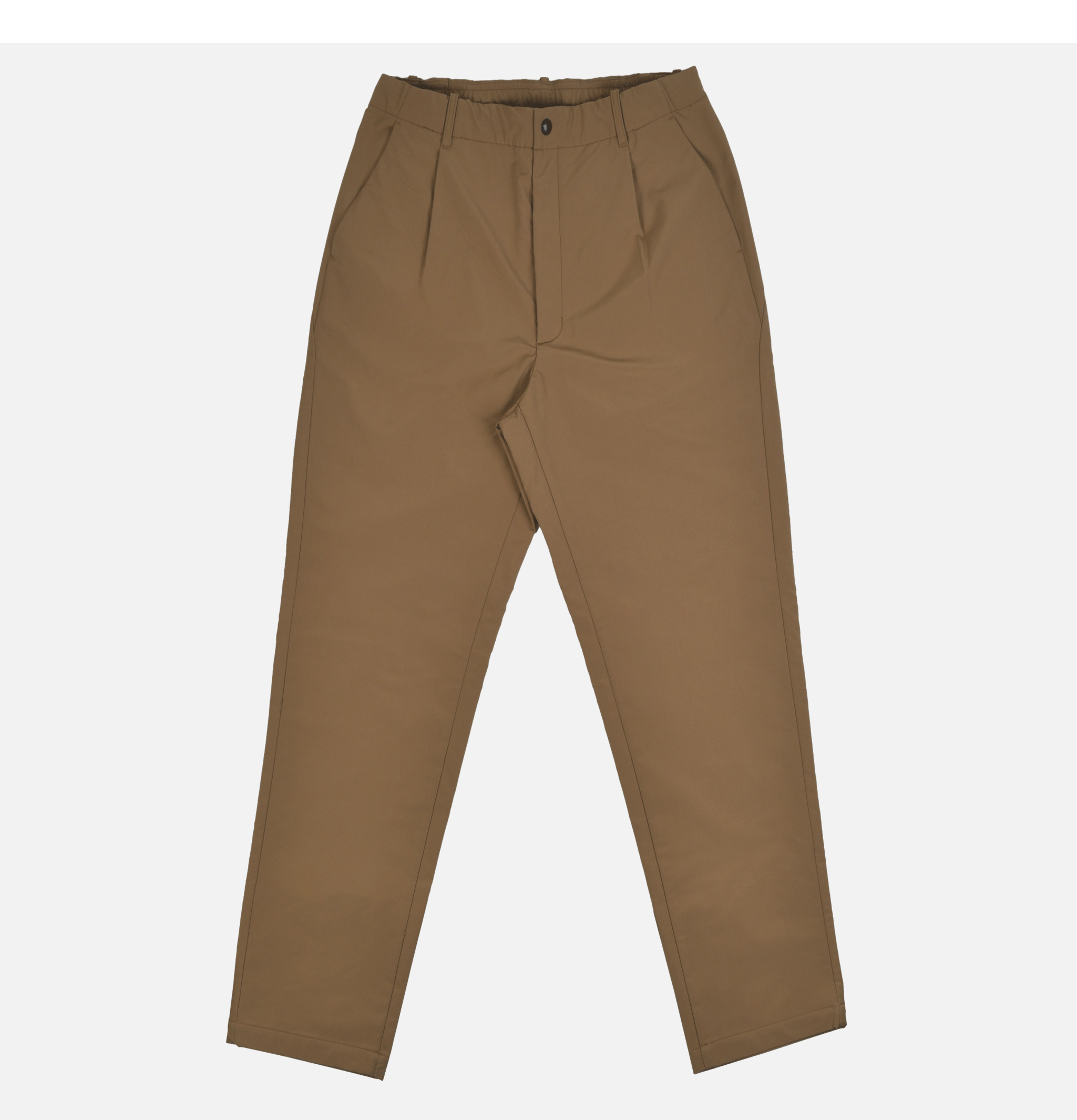 Goldwin Brushed Back One Tuck Pant Clay Beige