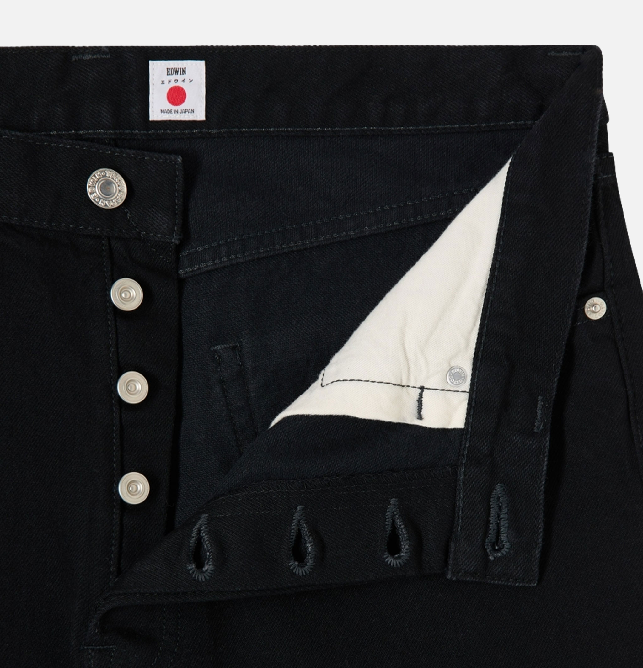 Edwin Loose Fit Black Unwashed