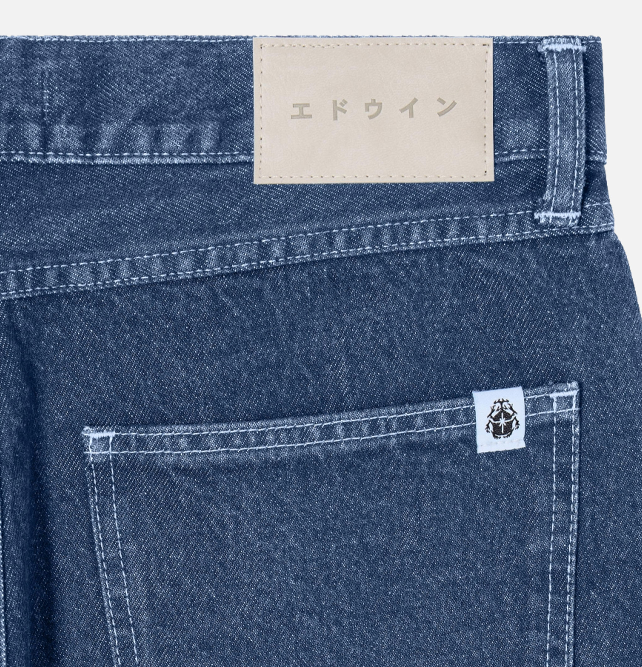 Edwin Cosmos Pant Blue Mid Marble Wash