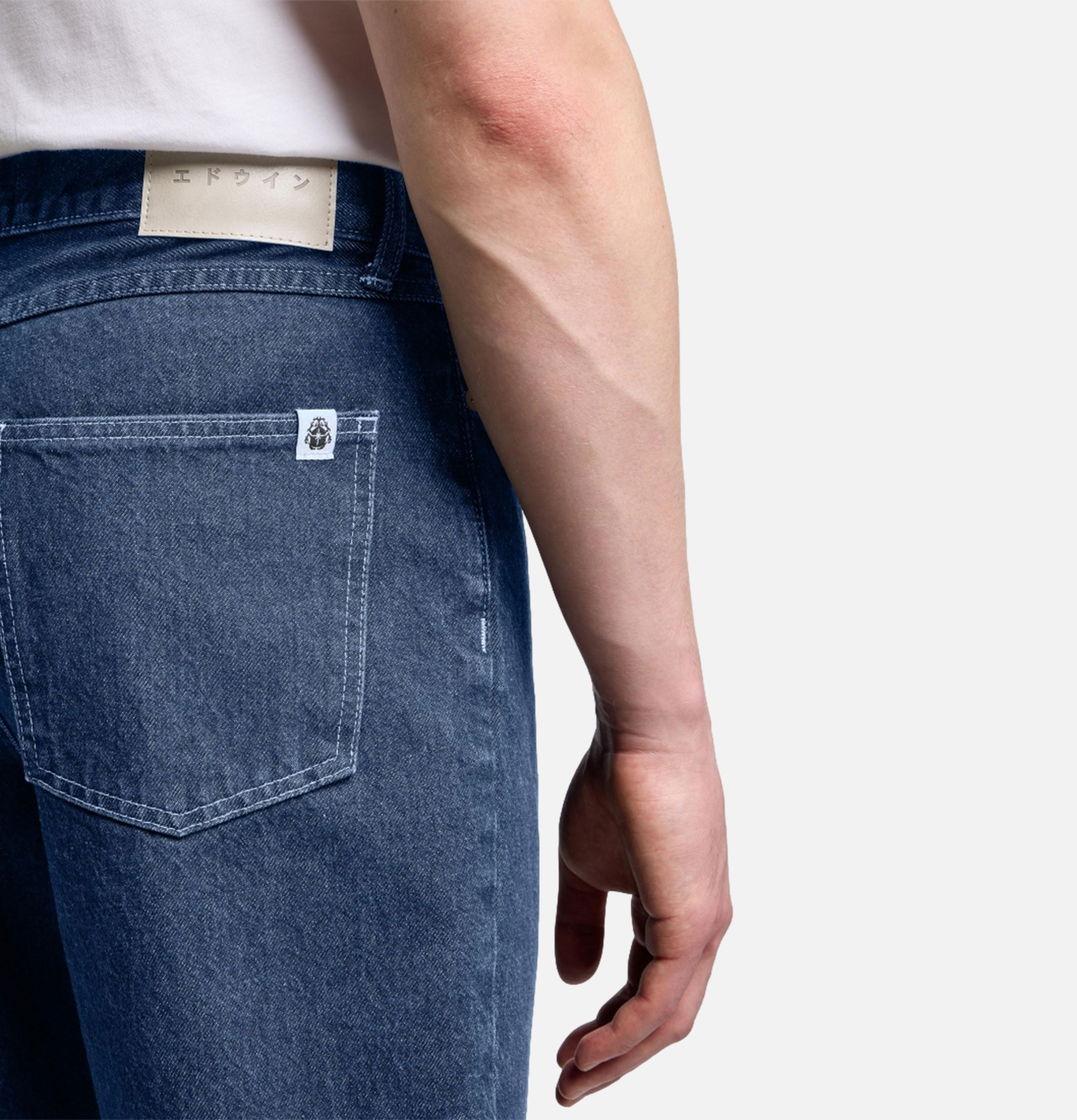 Edwin Cosmos Pant Blue Mid Marble Wash