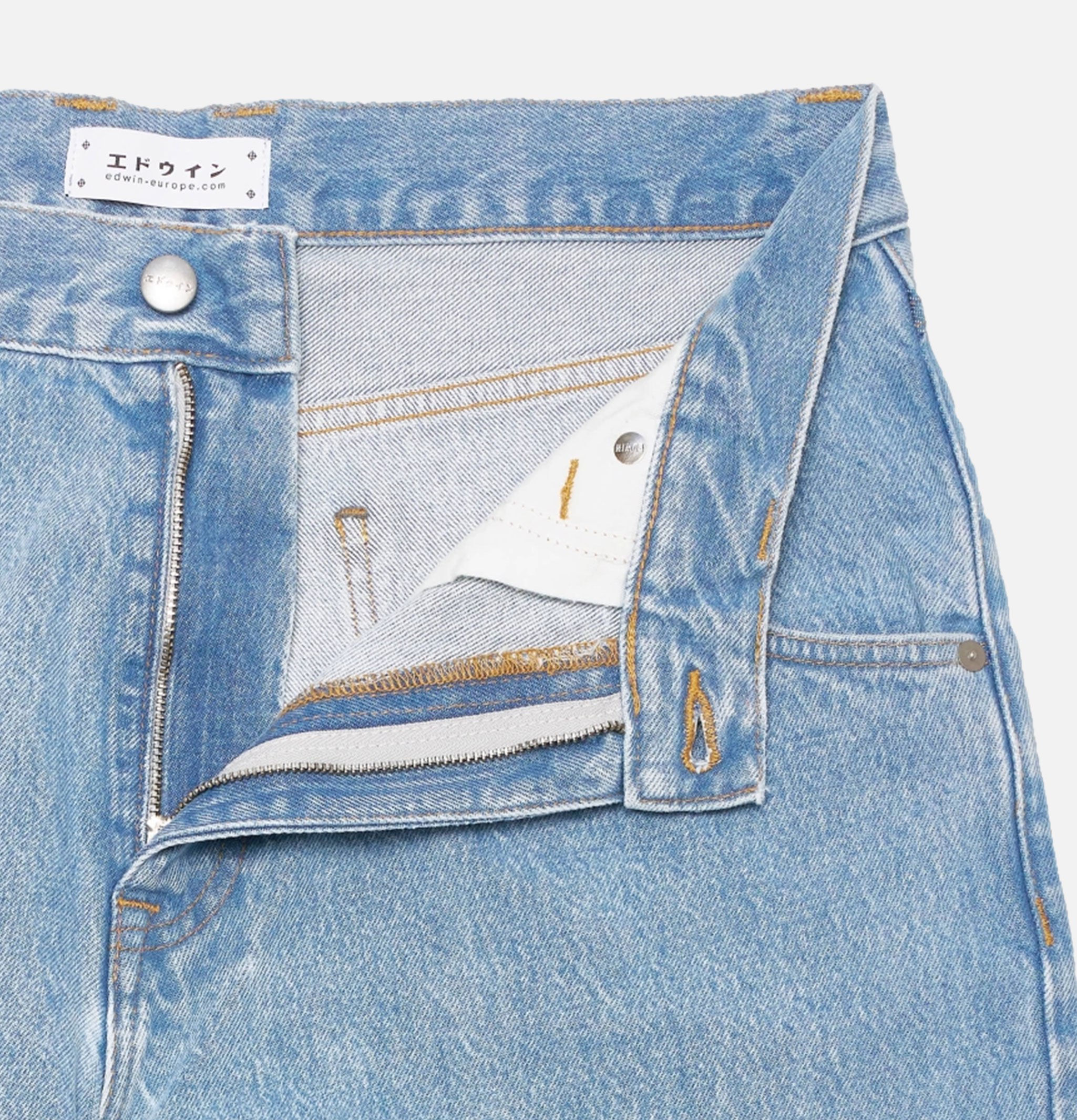 Edwin Tyrell Pant Blue Heavy Bleach