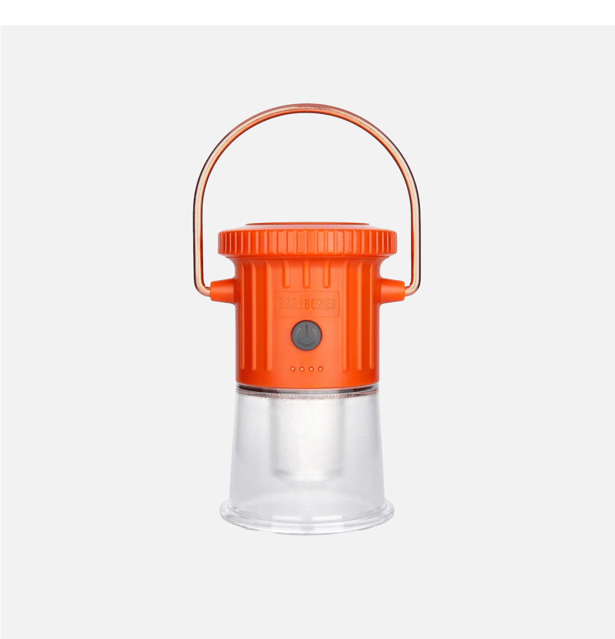 Barebones Hoodoo Lantern Led Orange