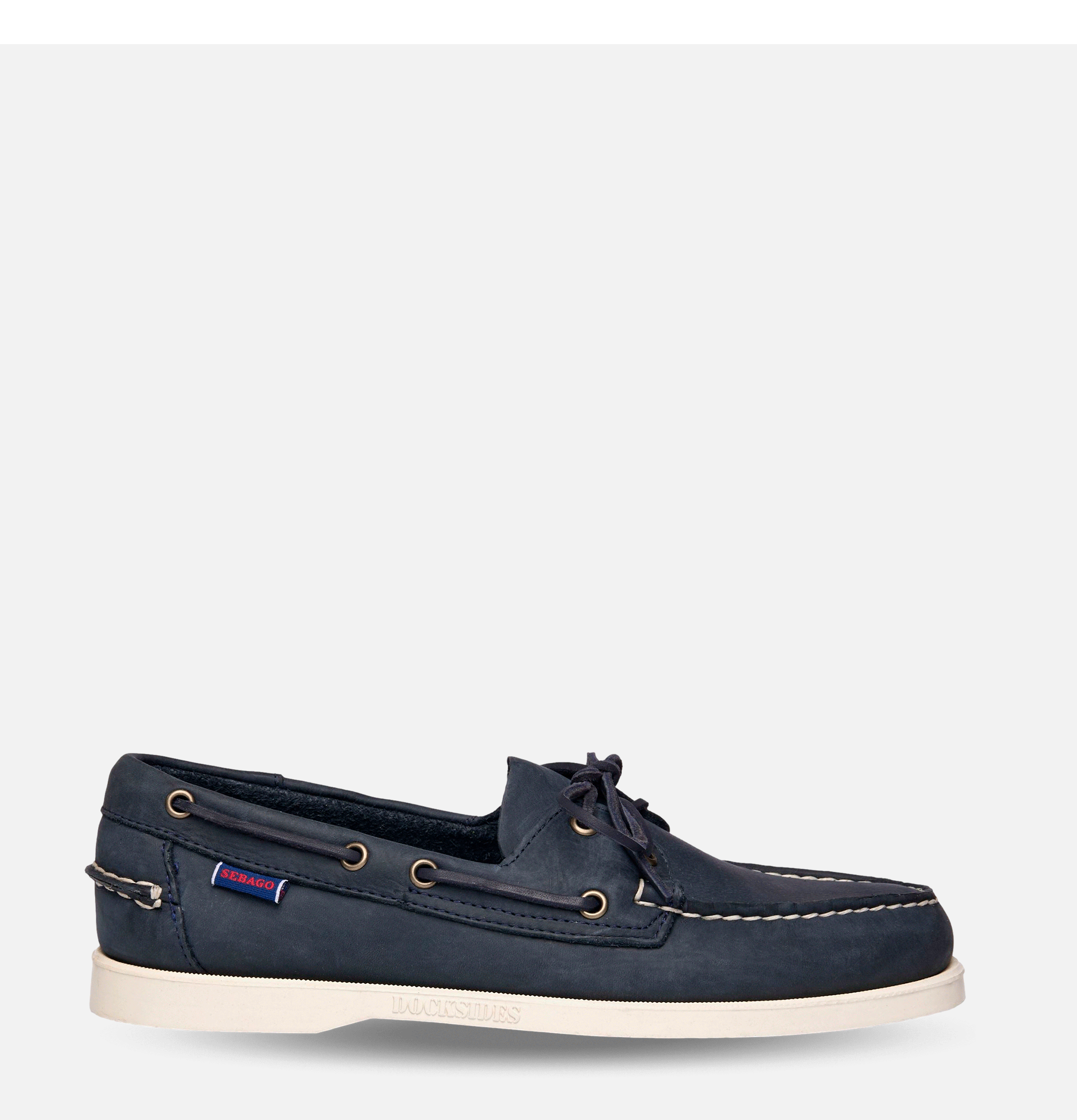Sebago Docksides Portland Waxed Blue