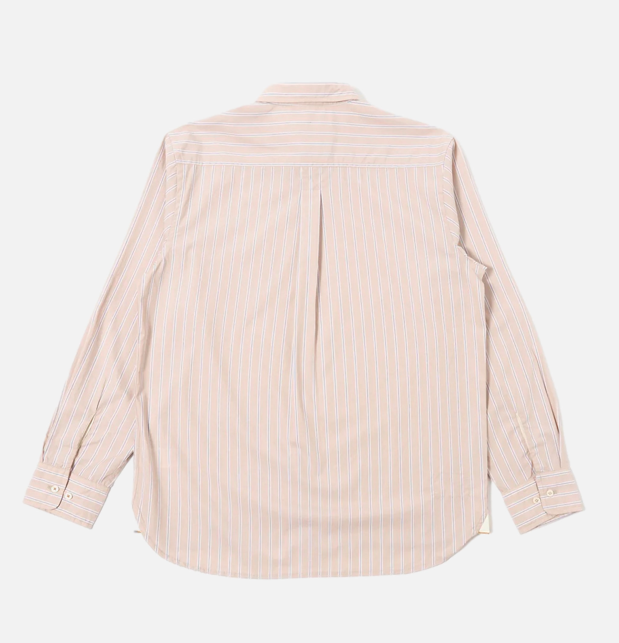 Universal Works Lazy Day Shirt Urban Stripe Sand