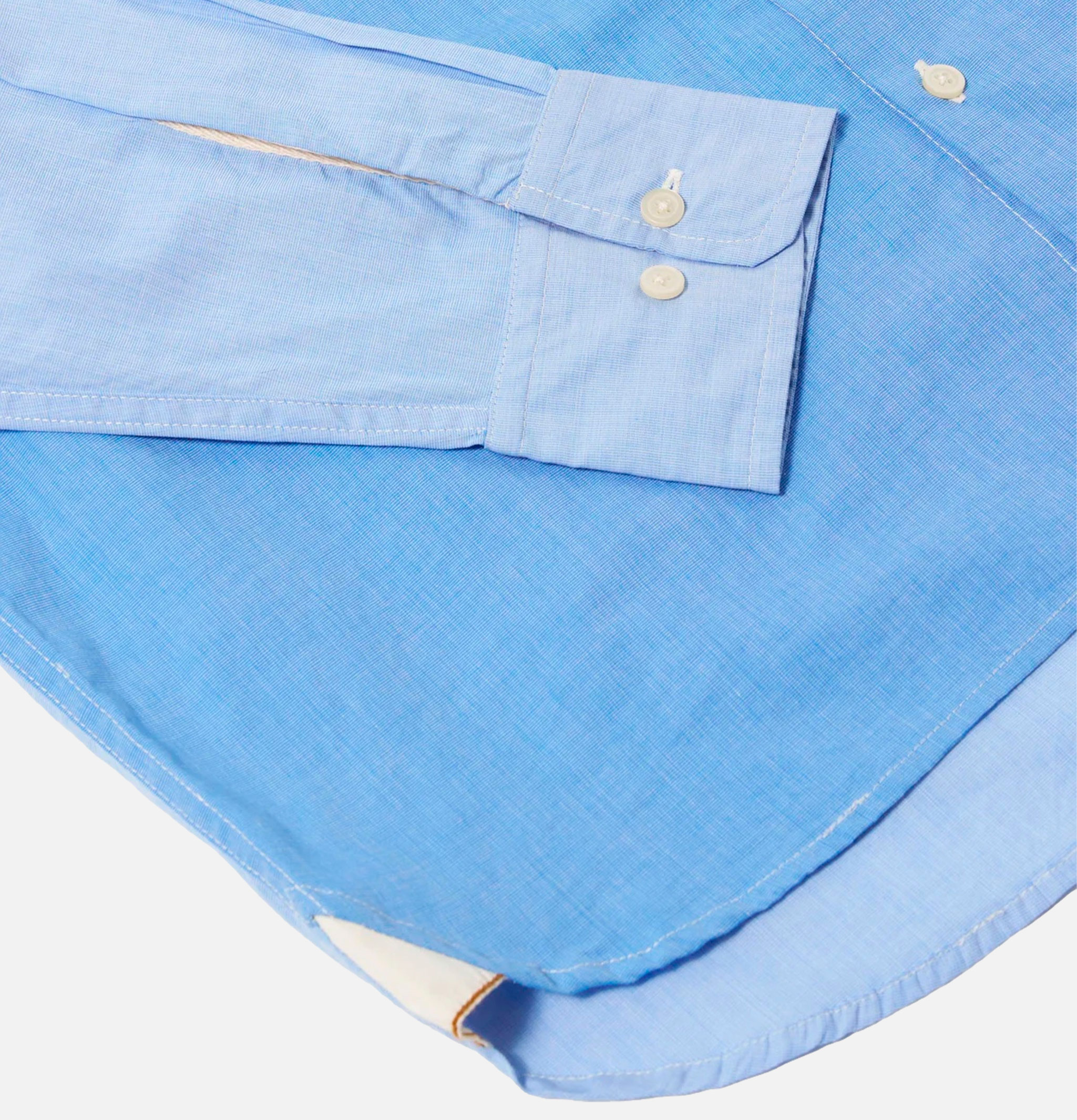 Universal Works Mixed Square Pocket Shirt Sky
