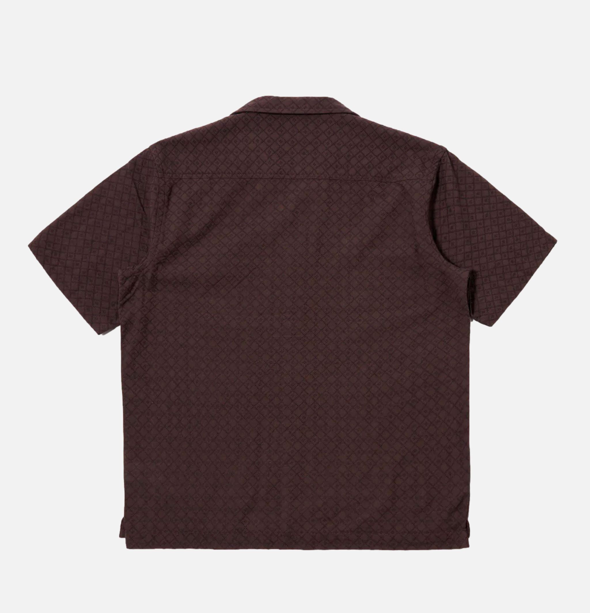 Universal Works Deck Shirt Diamond Dobby Brown