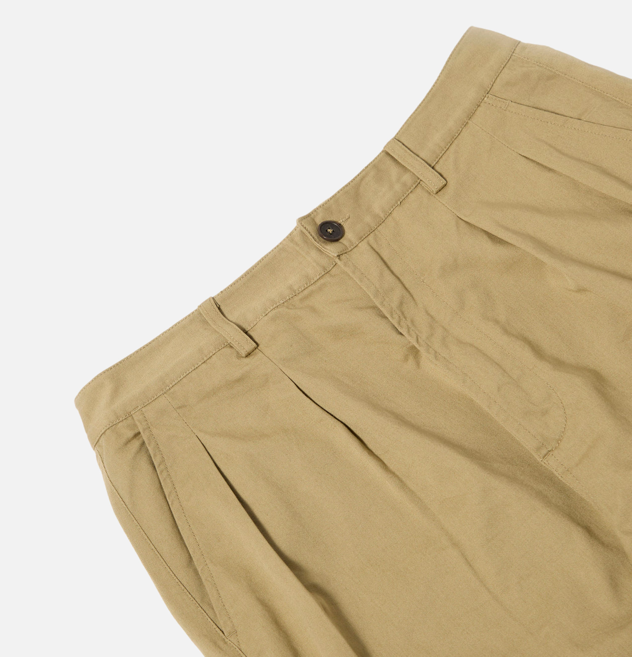 Universal Works Double Pleat Pant Sand