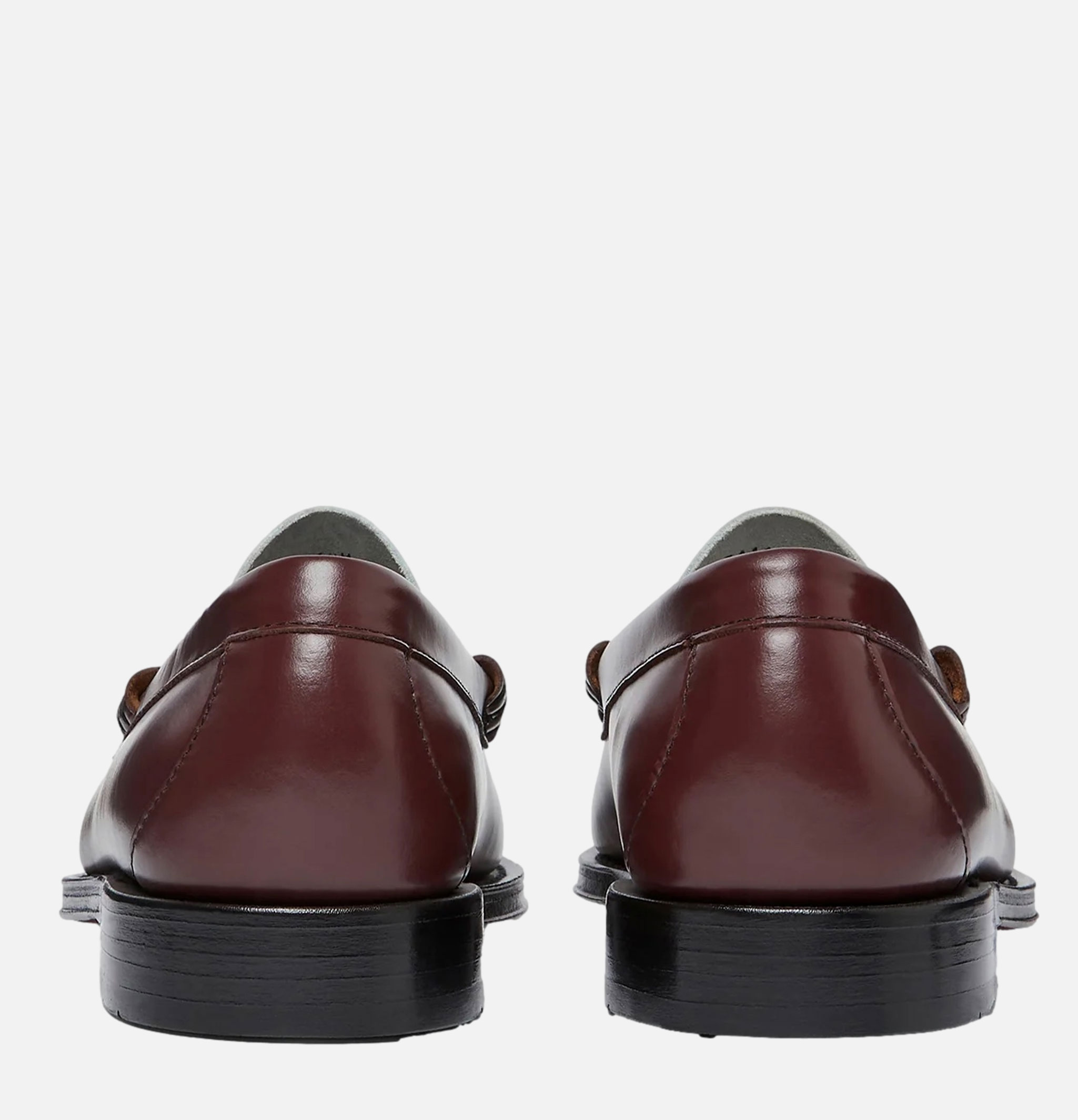 G.H. Bass Weejuns Larson Penny Loafers Wine et Blanc