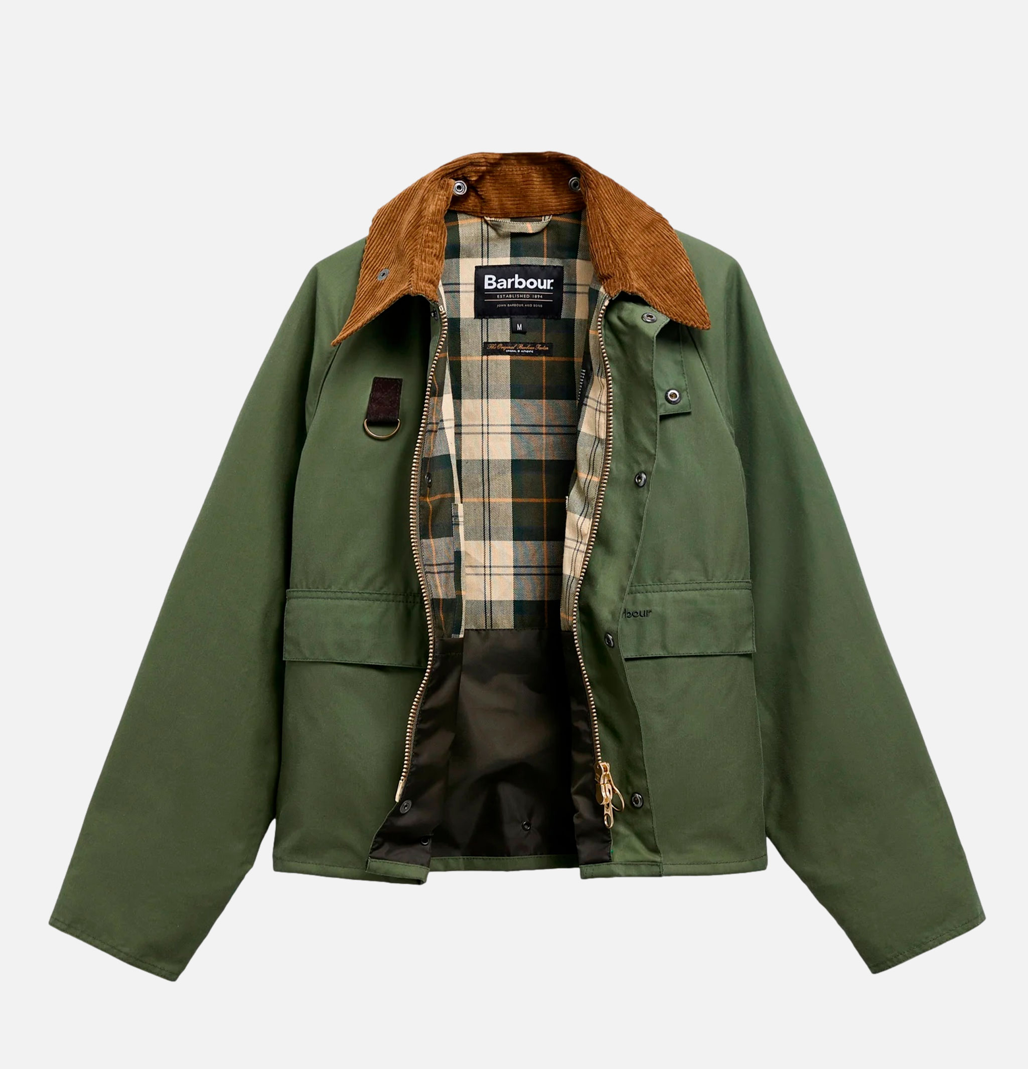 Barbour Spey Wax Jacket Light Moss