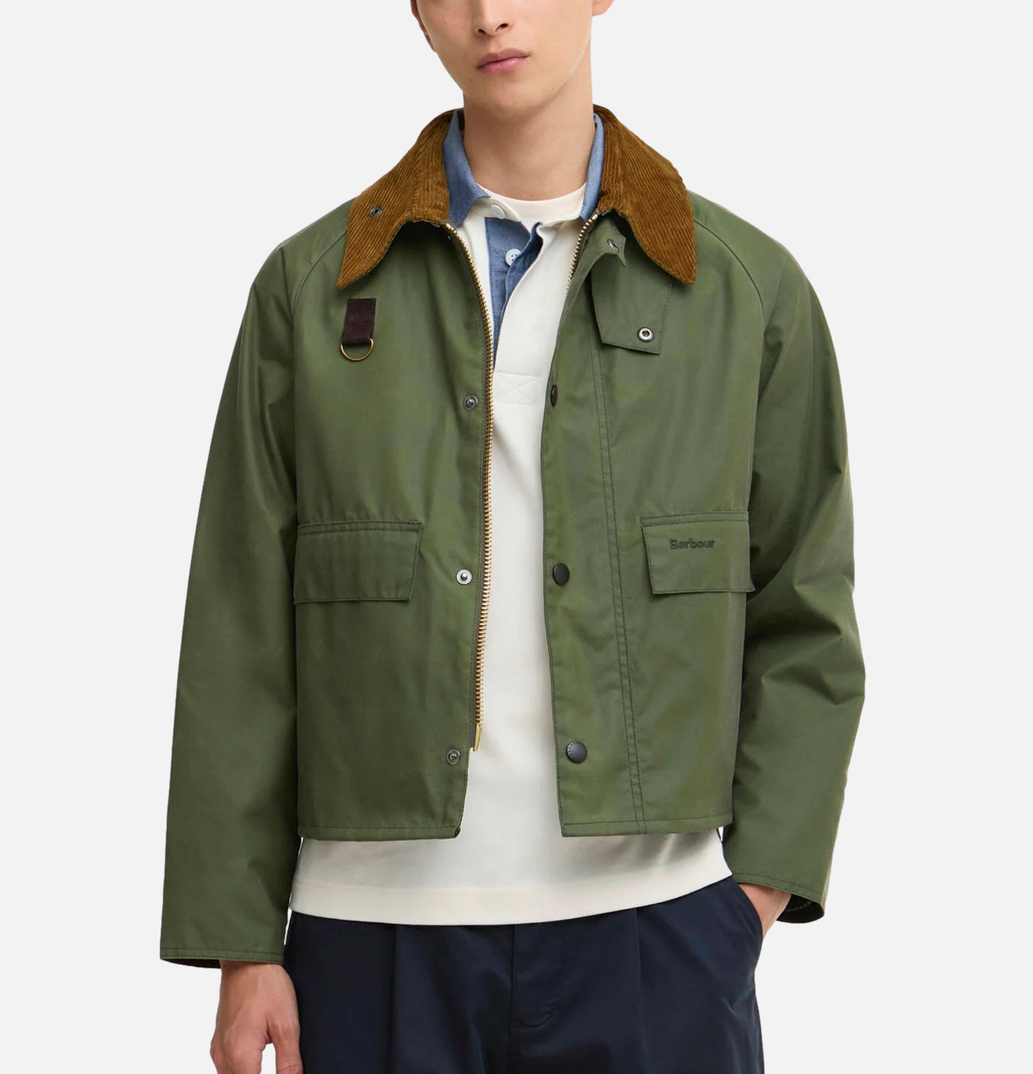 Barbour Spey Wax Jacket Light Moss