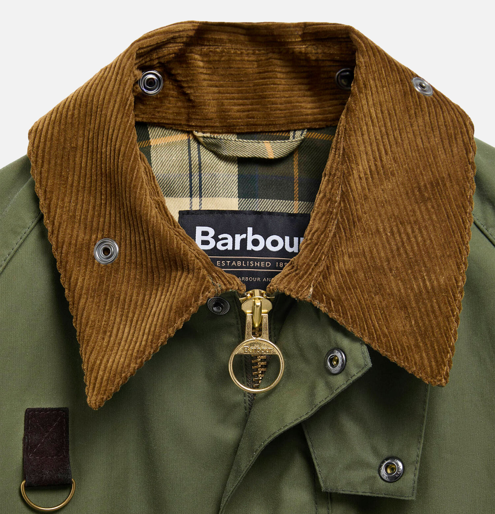Barbour Spey Wax Jacket Light Moss