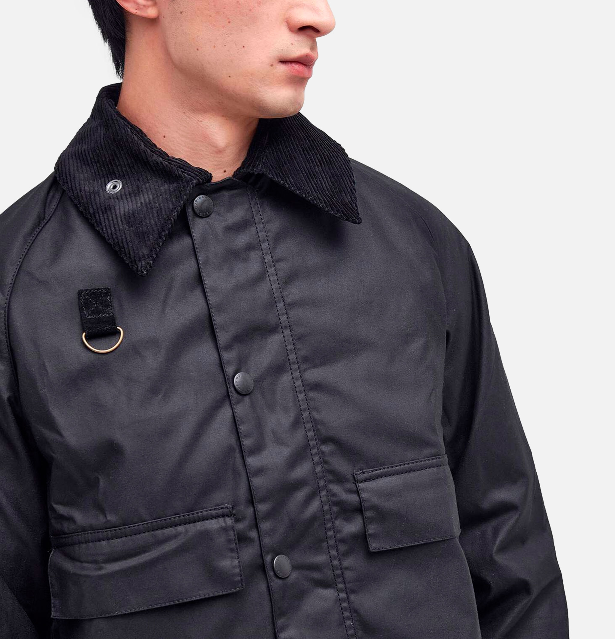 Barbour Spey Wax Jacket Black