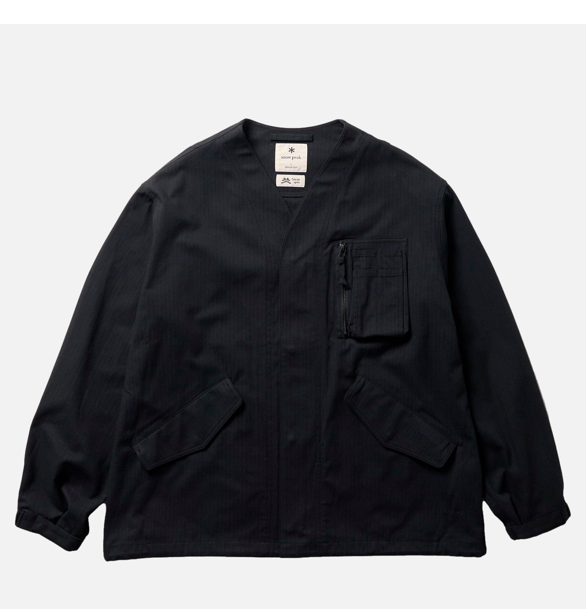 Snow Peak Takibi Herring Collar Jkt Black