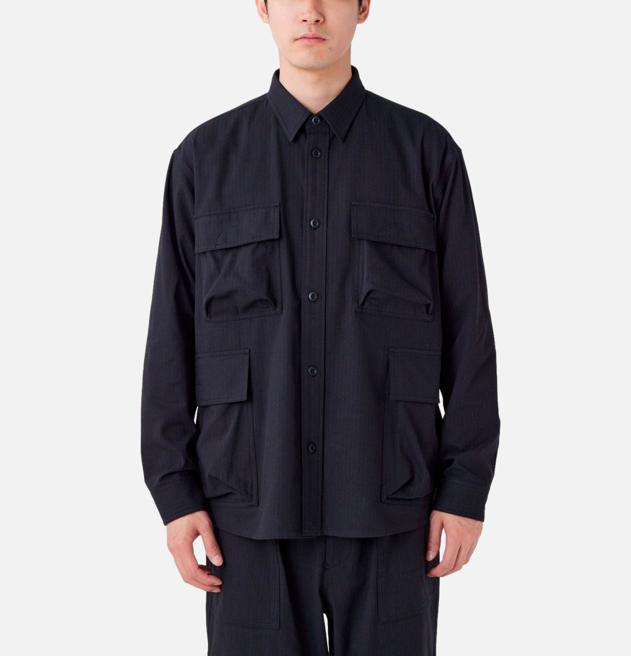 Snow Peak Takibi Herring Shirt Jkt Black