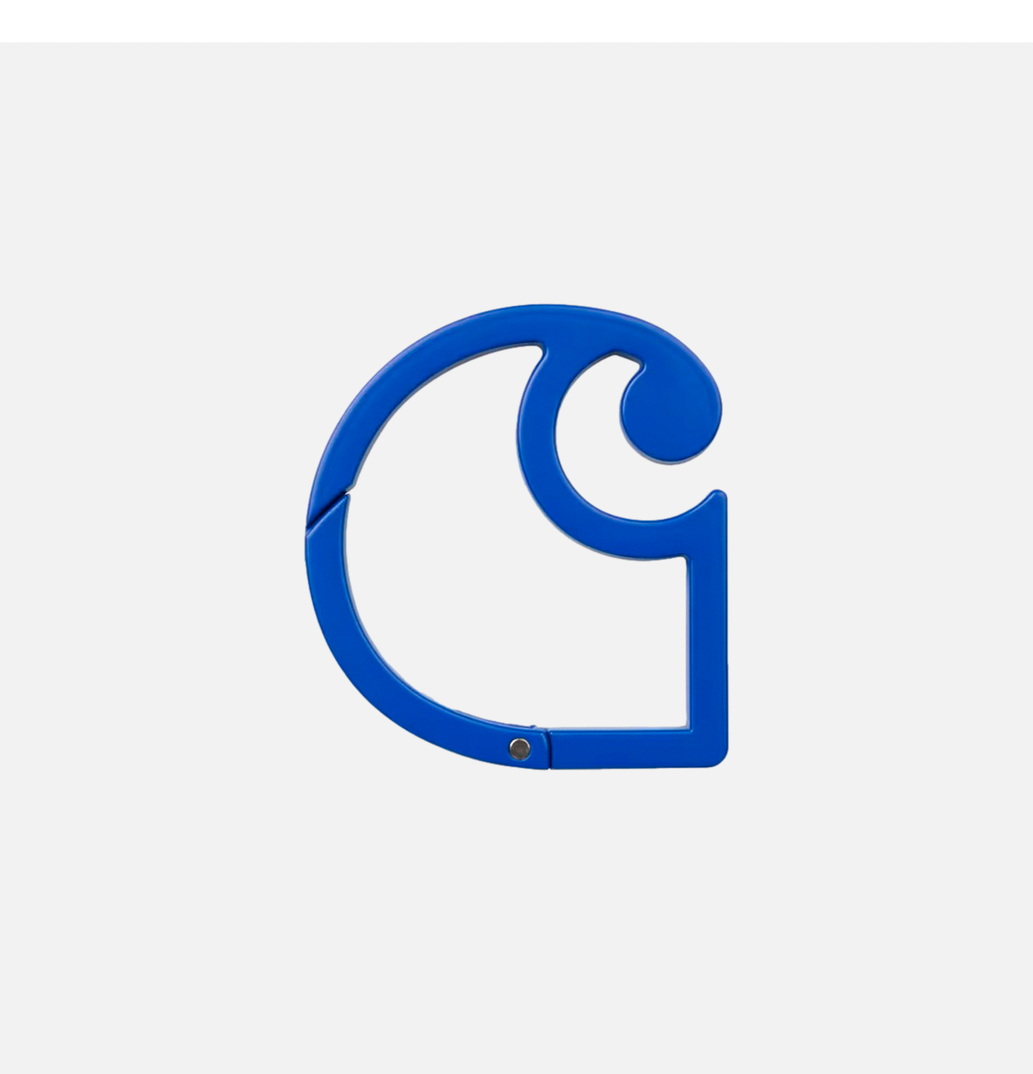 CARHARTT WIP C Logo Carabiner Blue