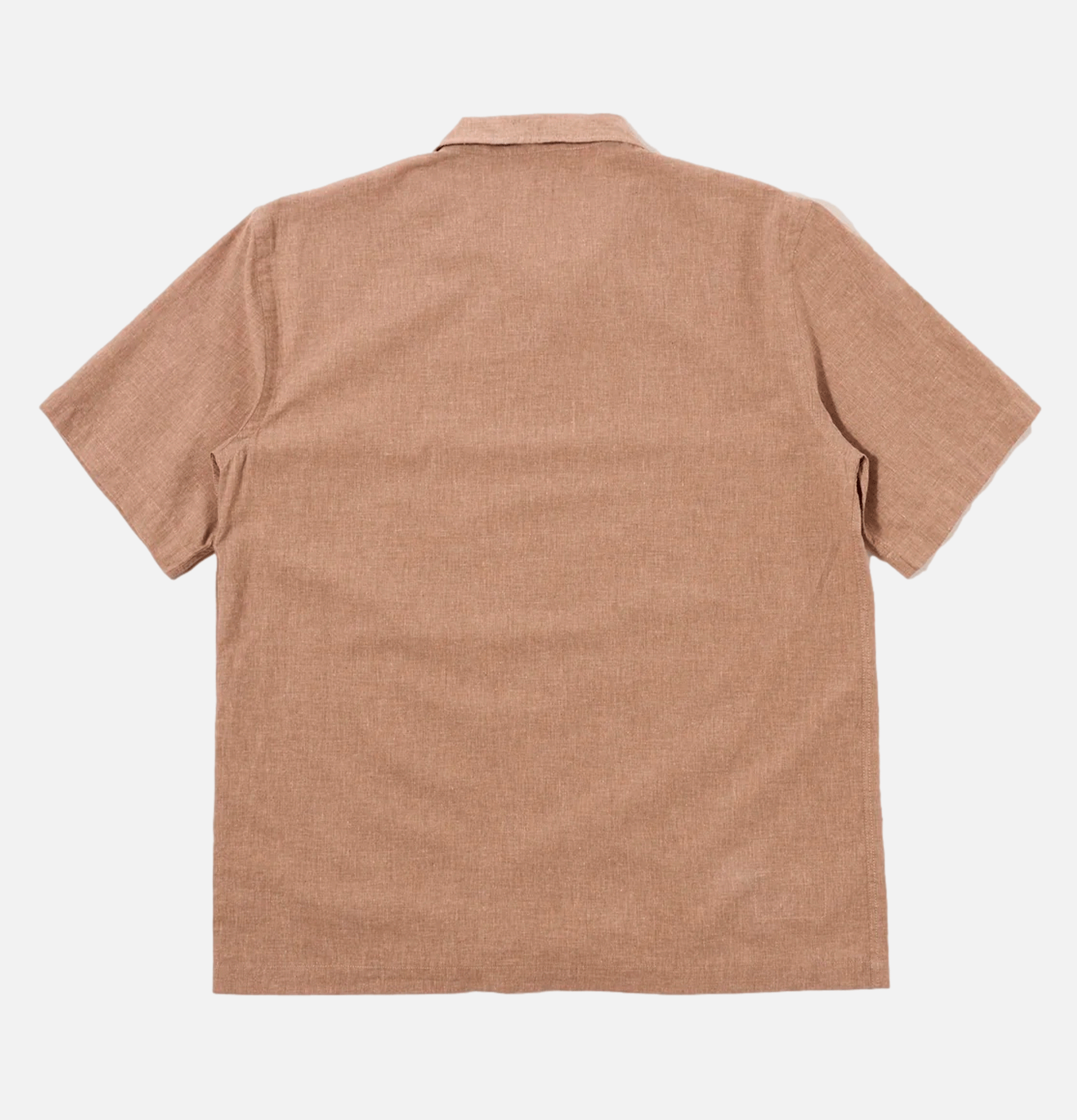 Universal Works Road Shirt Sido Linen Mix Brown