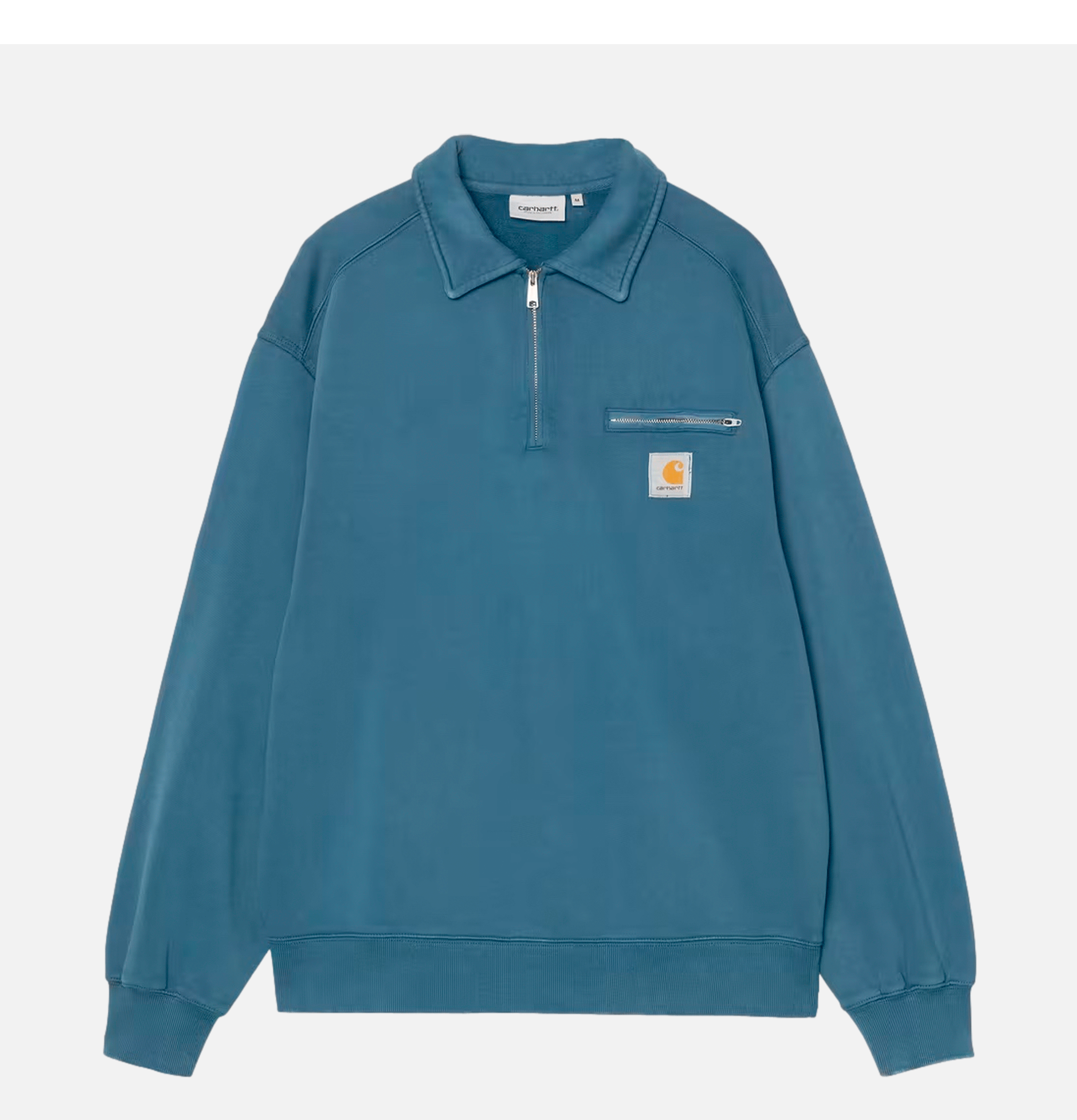 Carhartt WIP Halfzip Detroit Swt Blue River