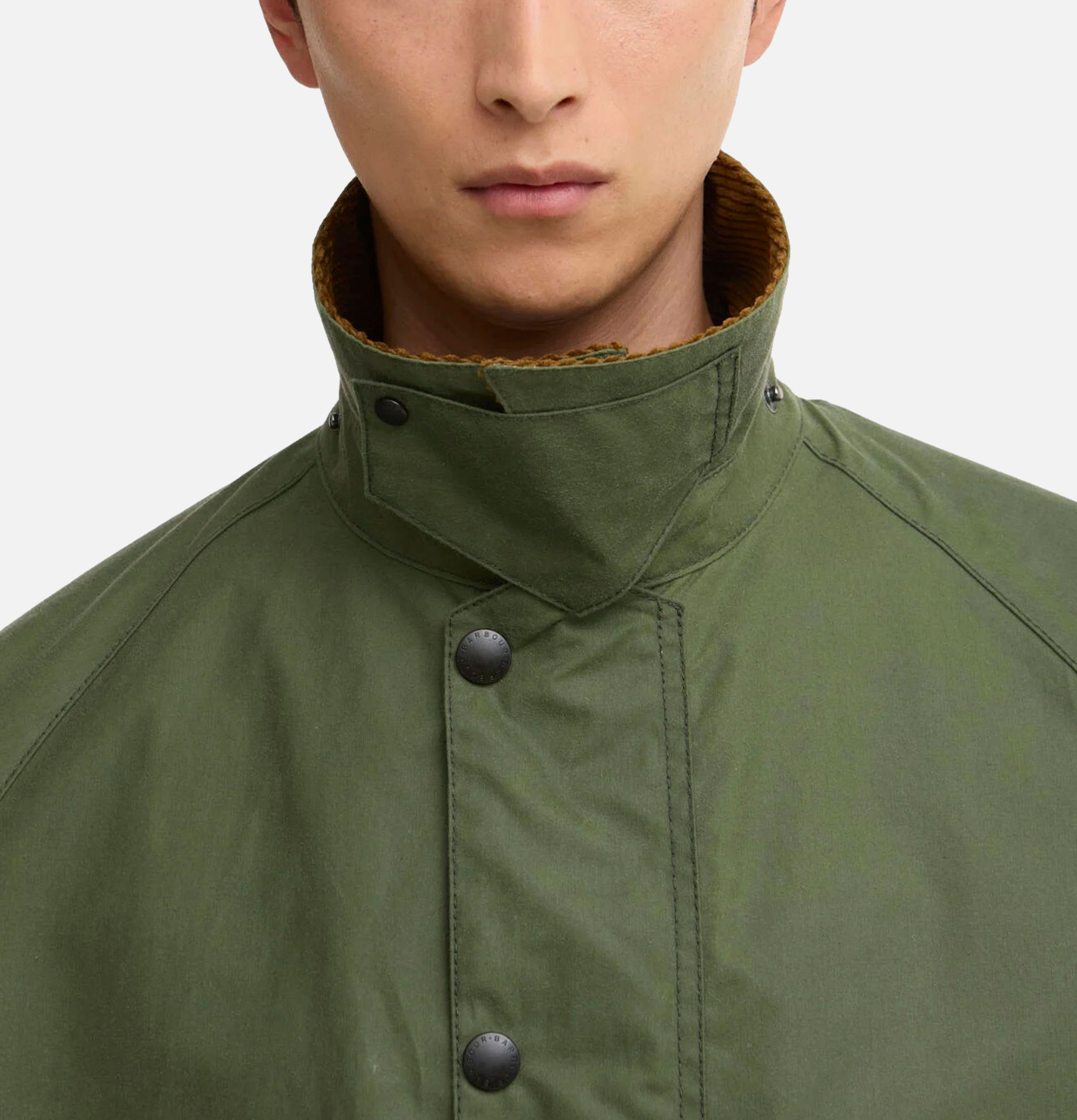 Barbour Transport Wax Jacket Light Moss