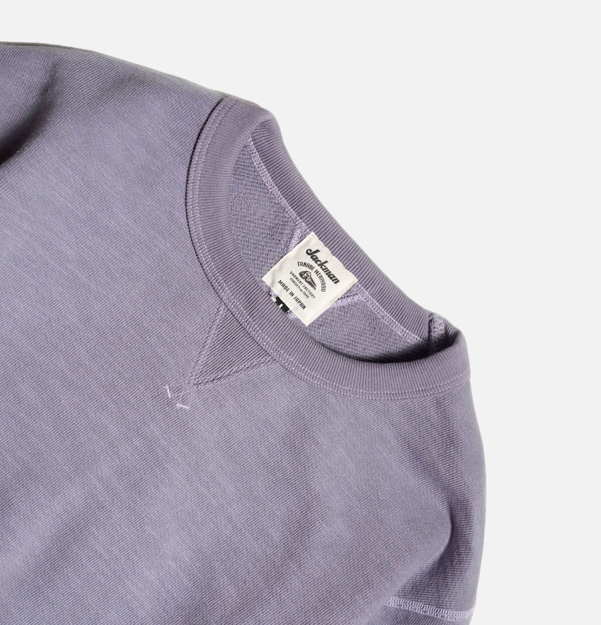 Jackman Crewneck Sweater Dry Purple
