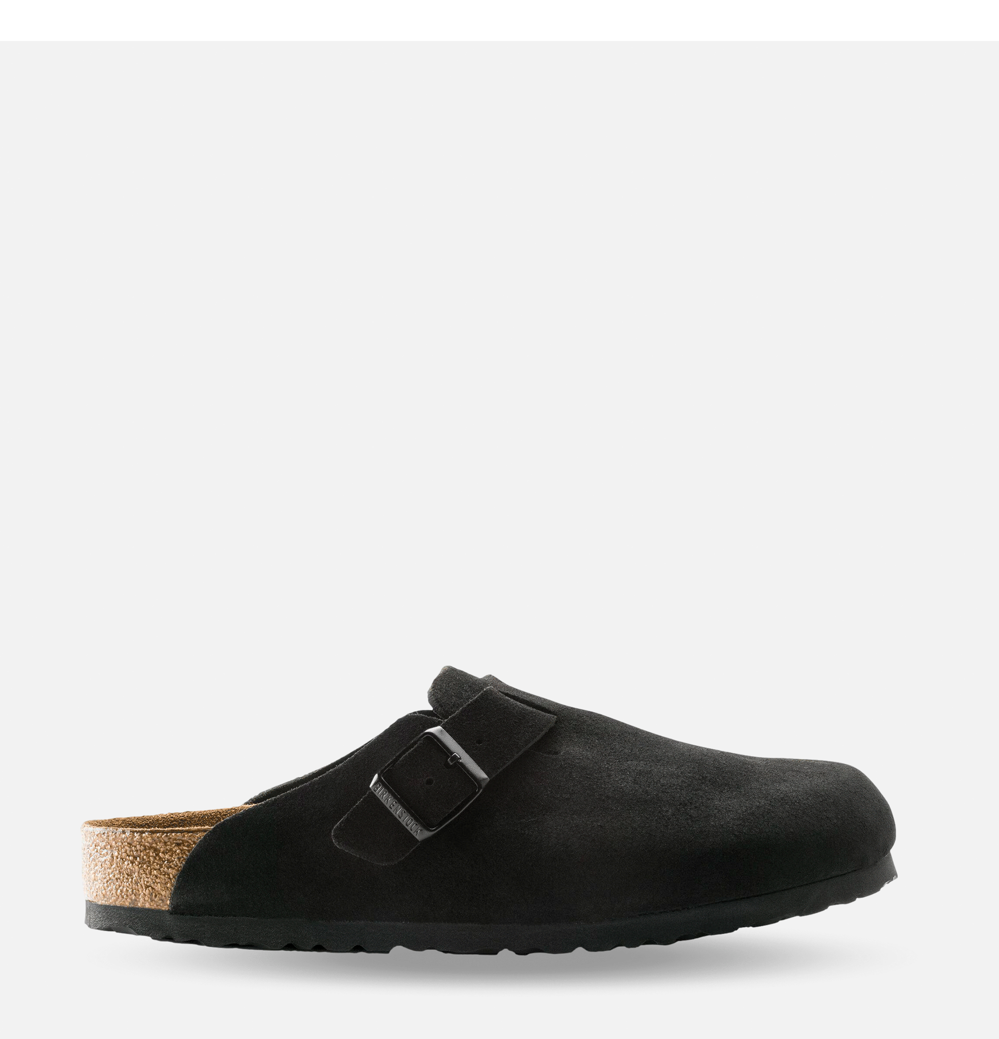 Birkenstock Boston Normal Black Suede