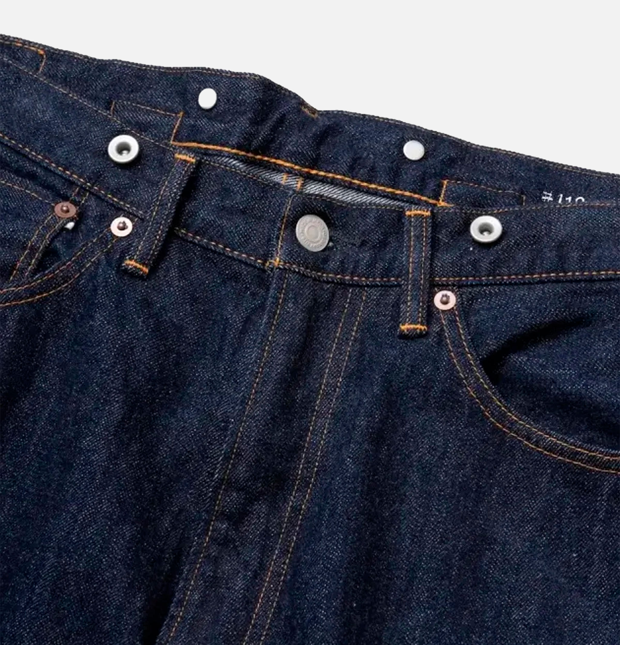 Regular Fits Type Wide One Wash Indigo