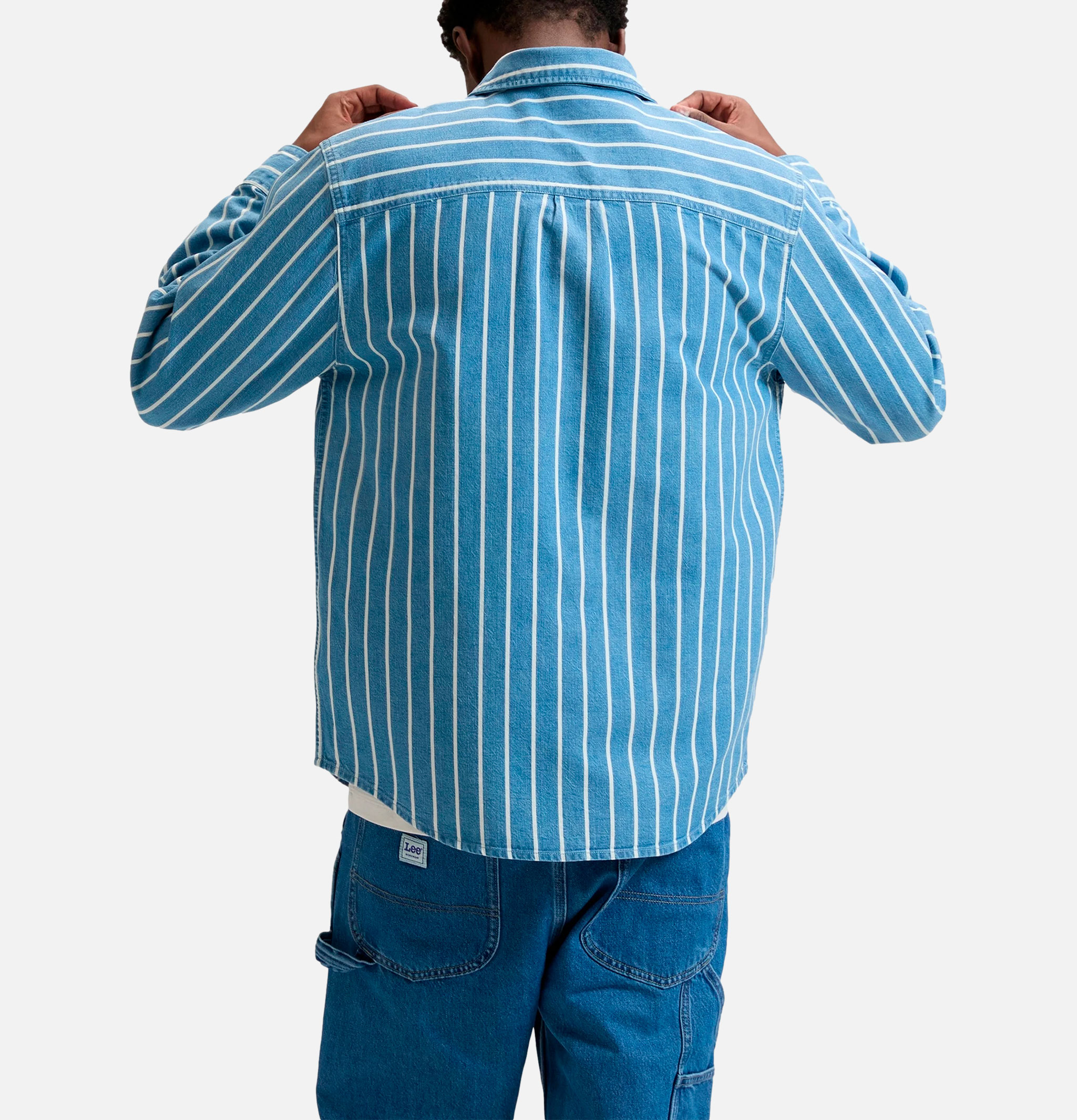 Lee Workwear Button-Down Denim Stripes