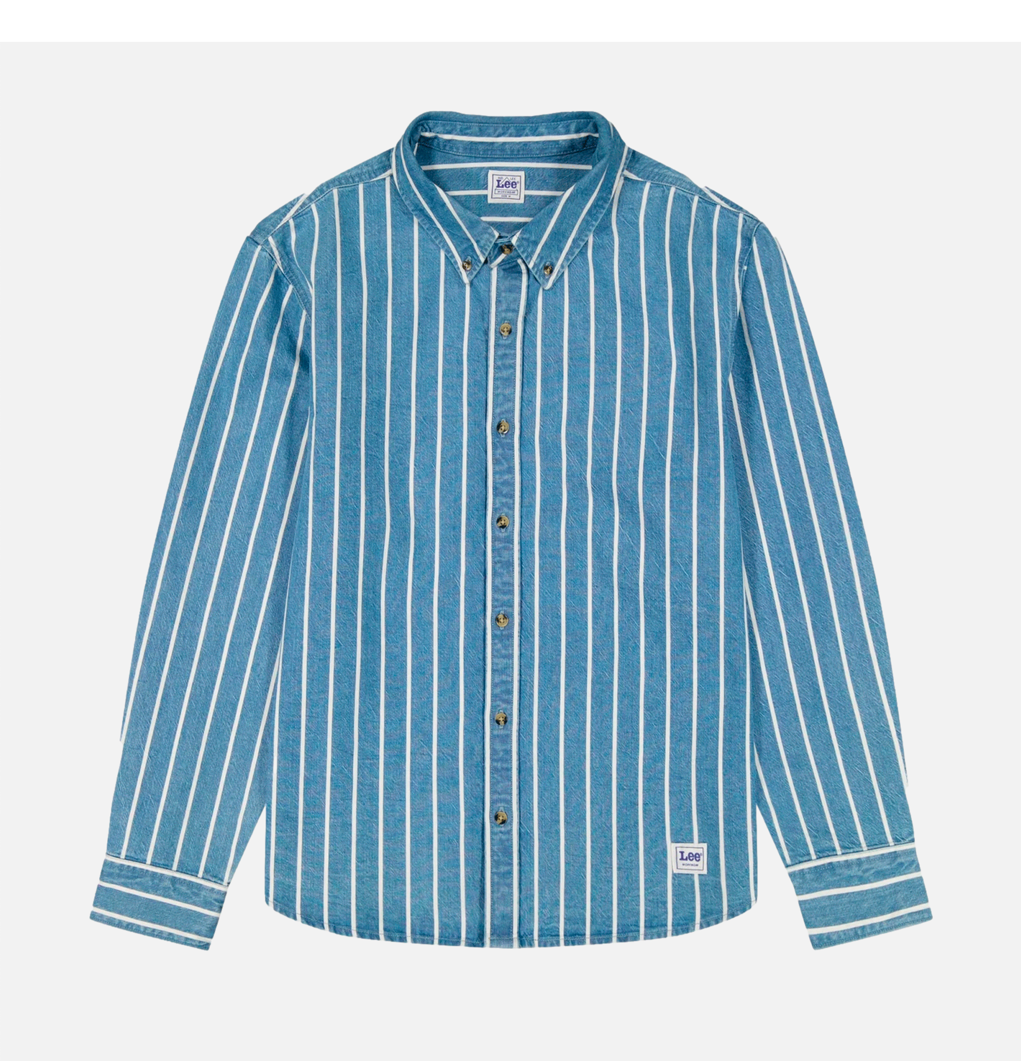 Lee Workwear Button-Down Denim Stripes