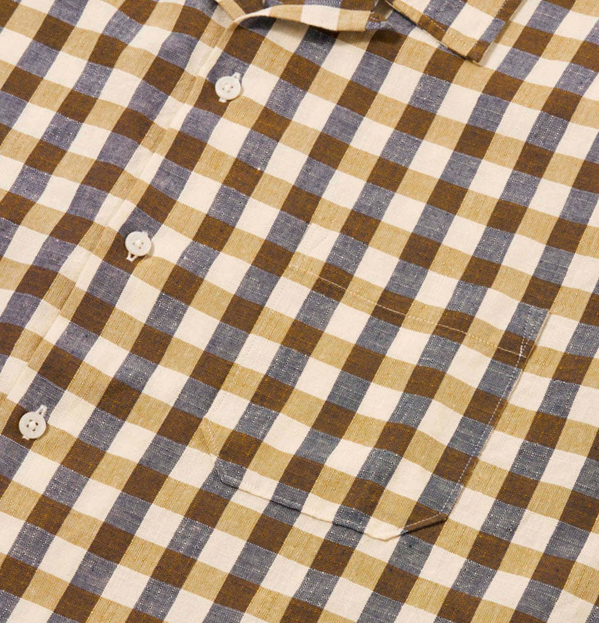 Universal Works Road Shirt Aberdeen Lincot Olive