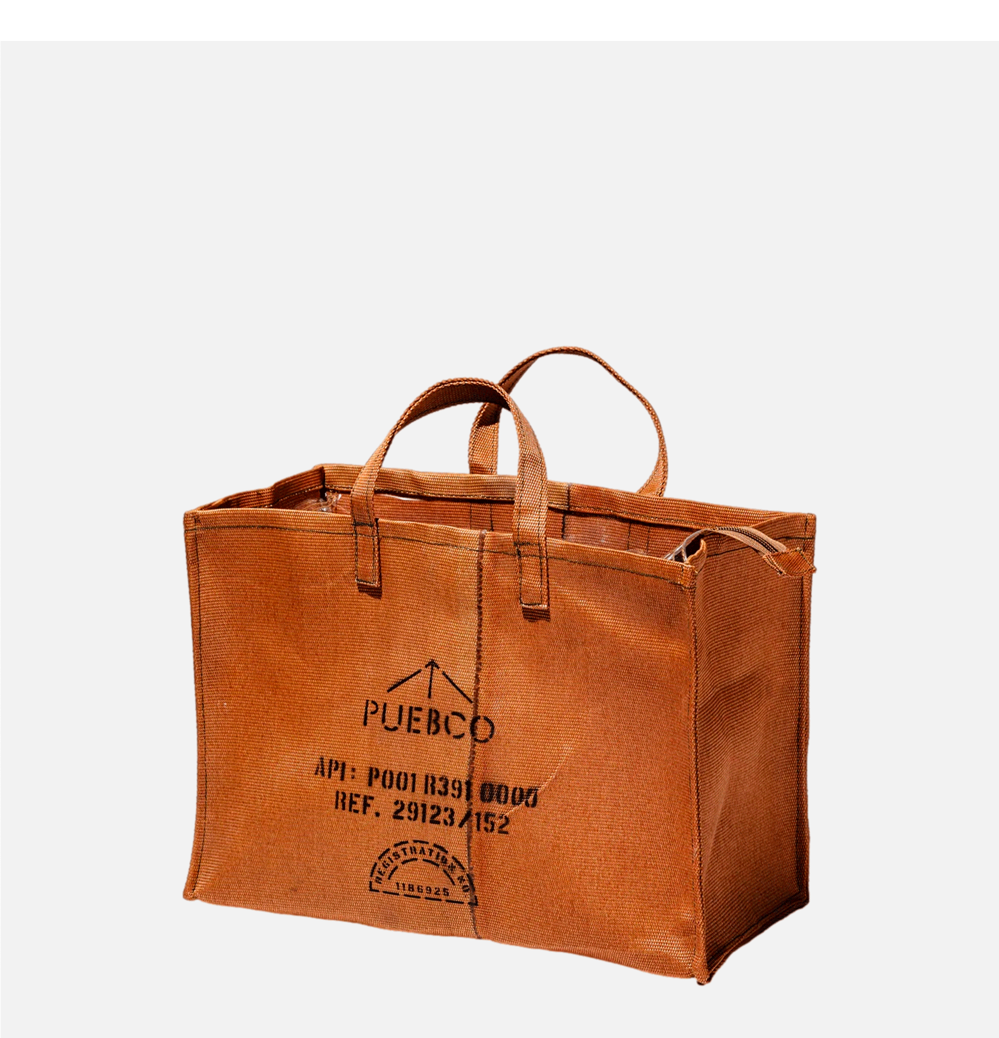 Puebco Flexible Container Fabric Bag Orange