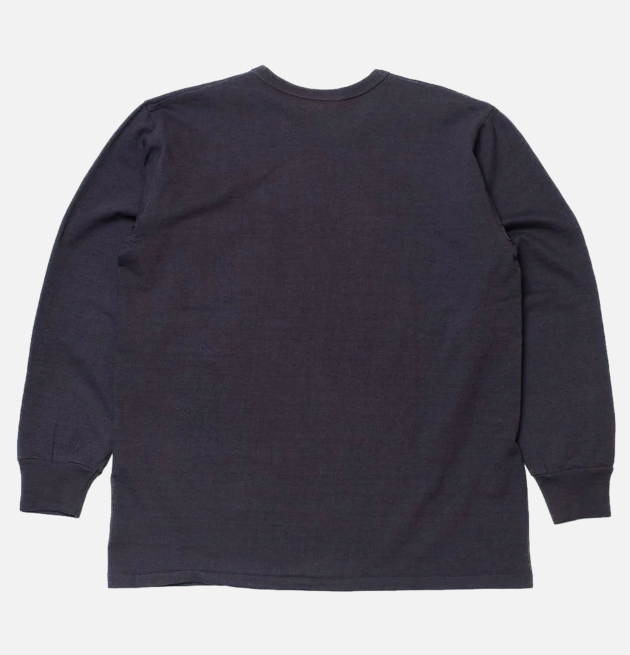 Allevol Heavy Duty Crew Long Sleeve T-Shirt Navy