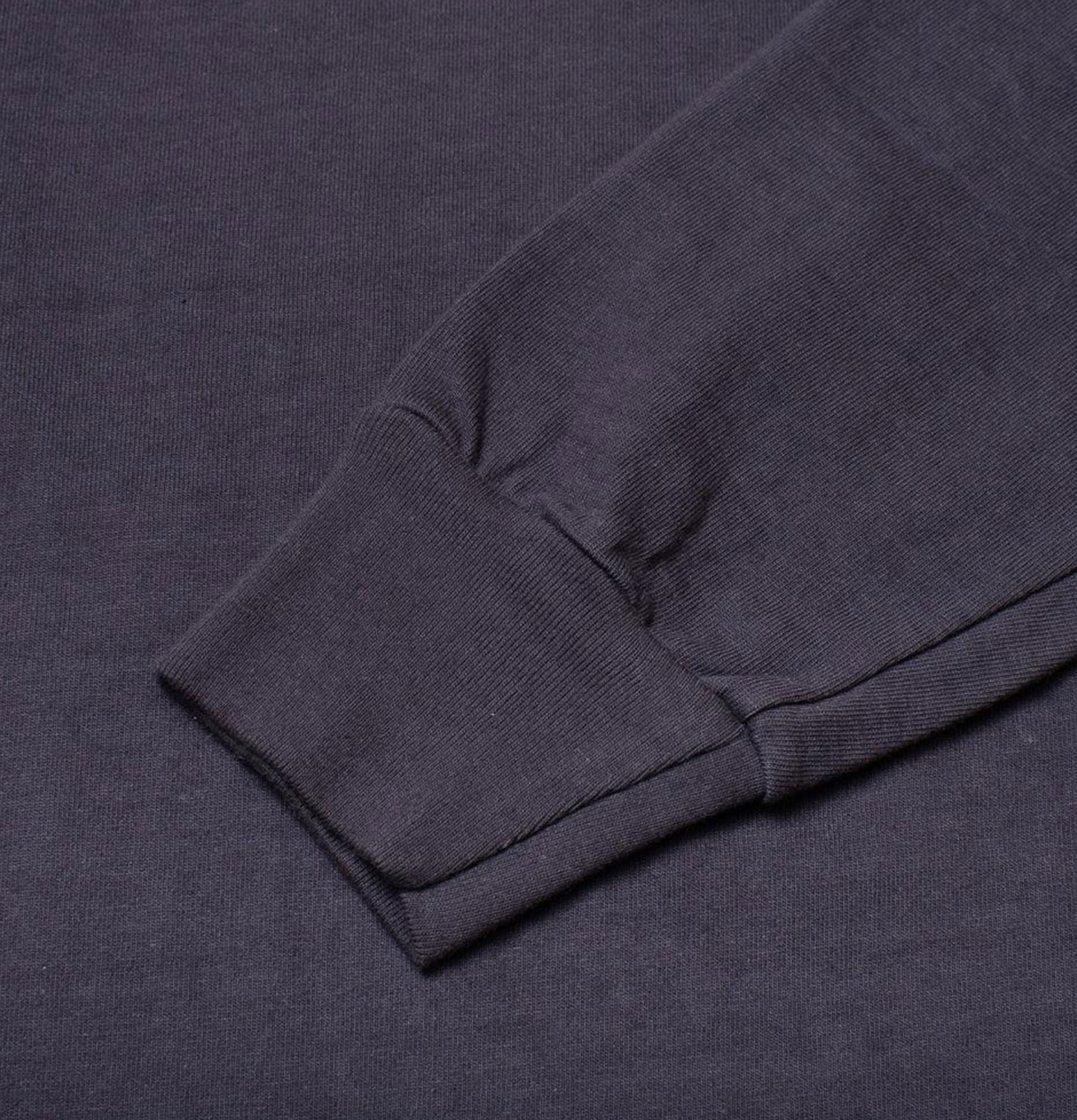 Allevol Heavy Duty Crew Long Sleeve T-Shirt Navy