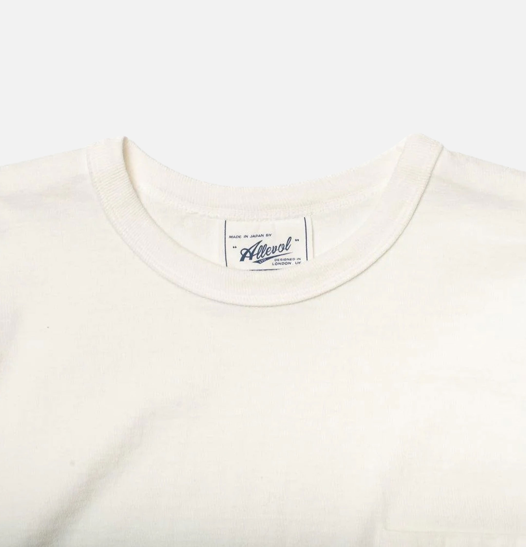Allevol T-shirt Ls Heavy Duty Crew Blanc