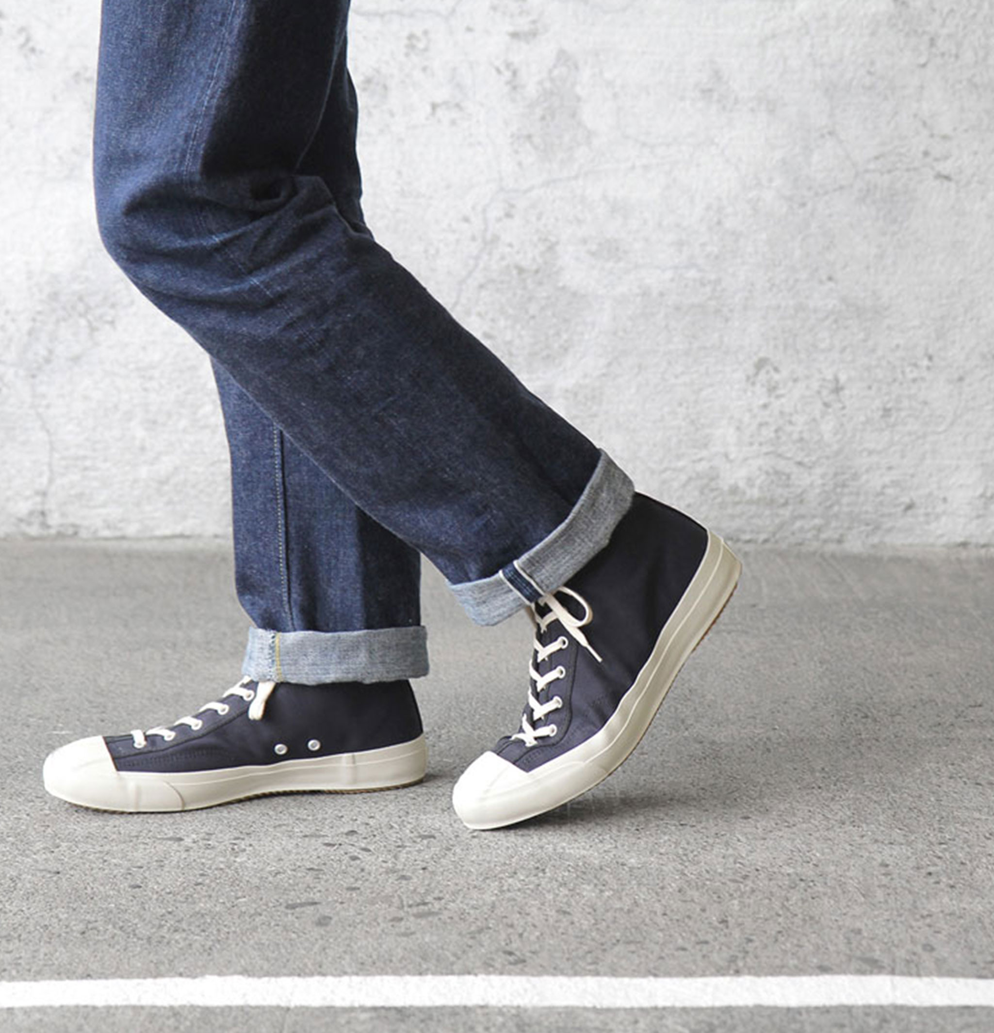 Moonstar Gym Glassic Hi Navy