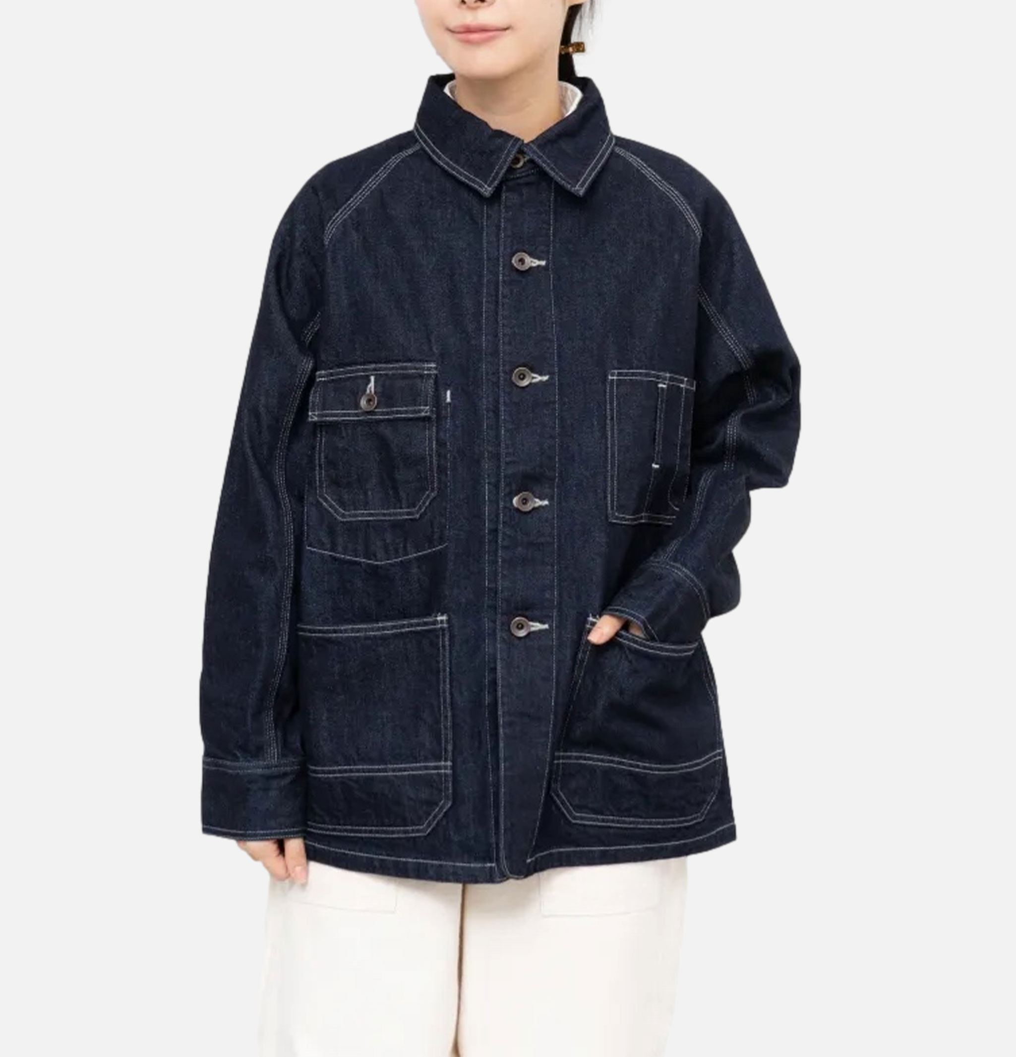 Ordinary Fits Us Coverall One Wash Indigo
