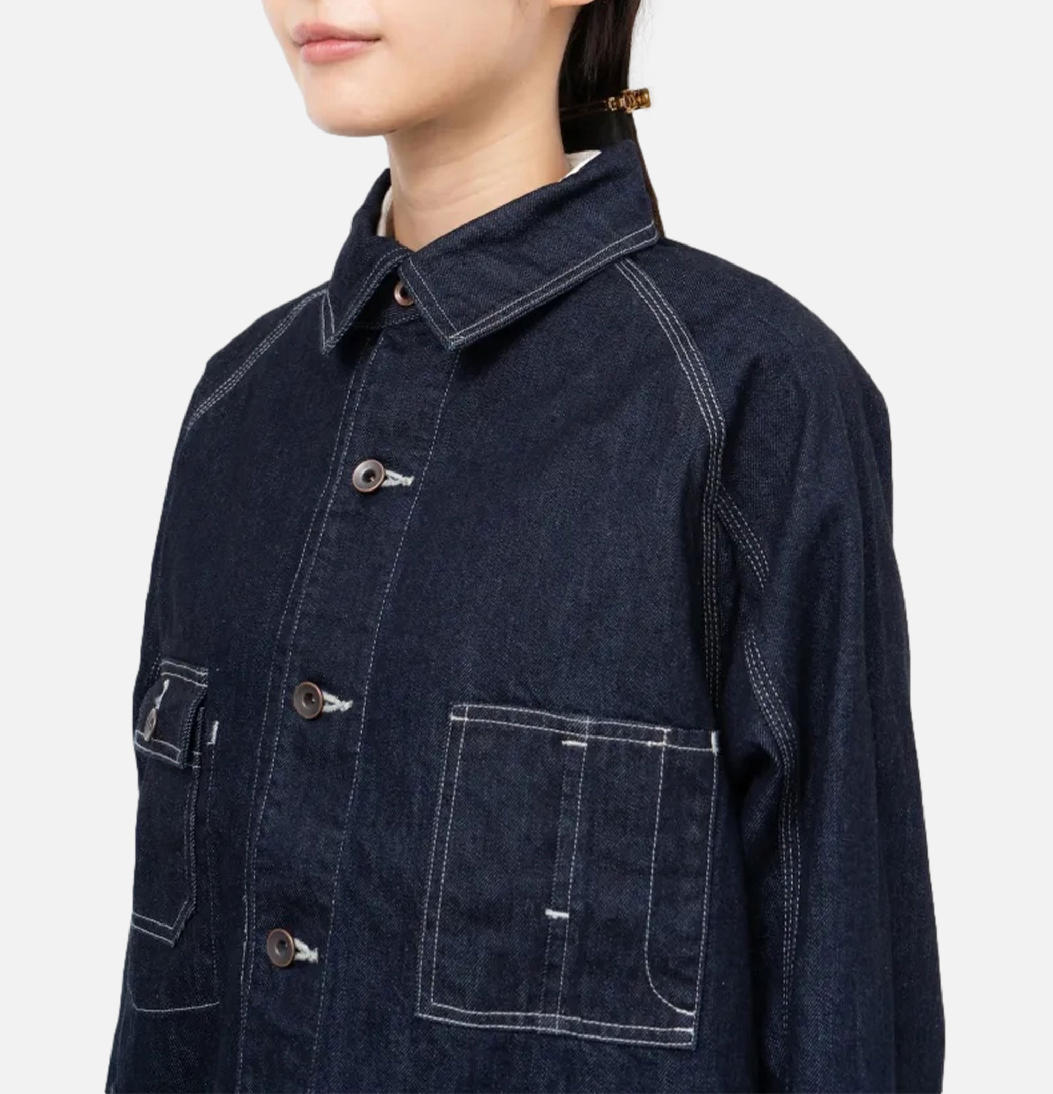 Ordinary Fits Us Coverall One Wash Indigo