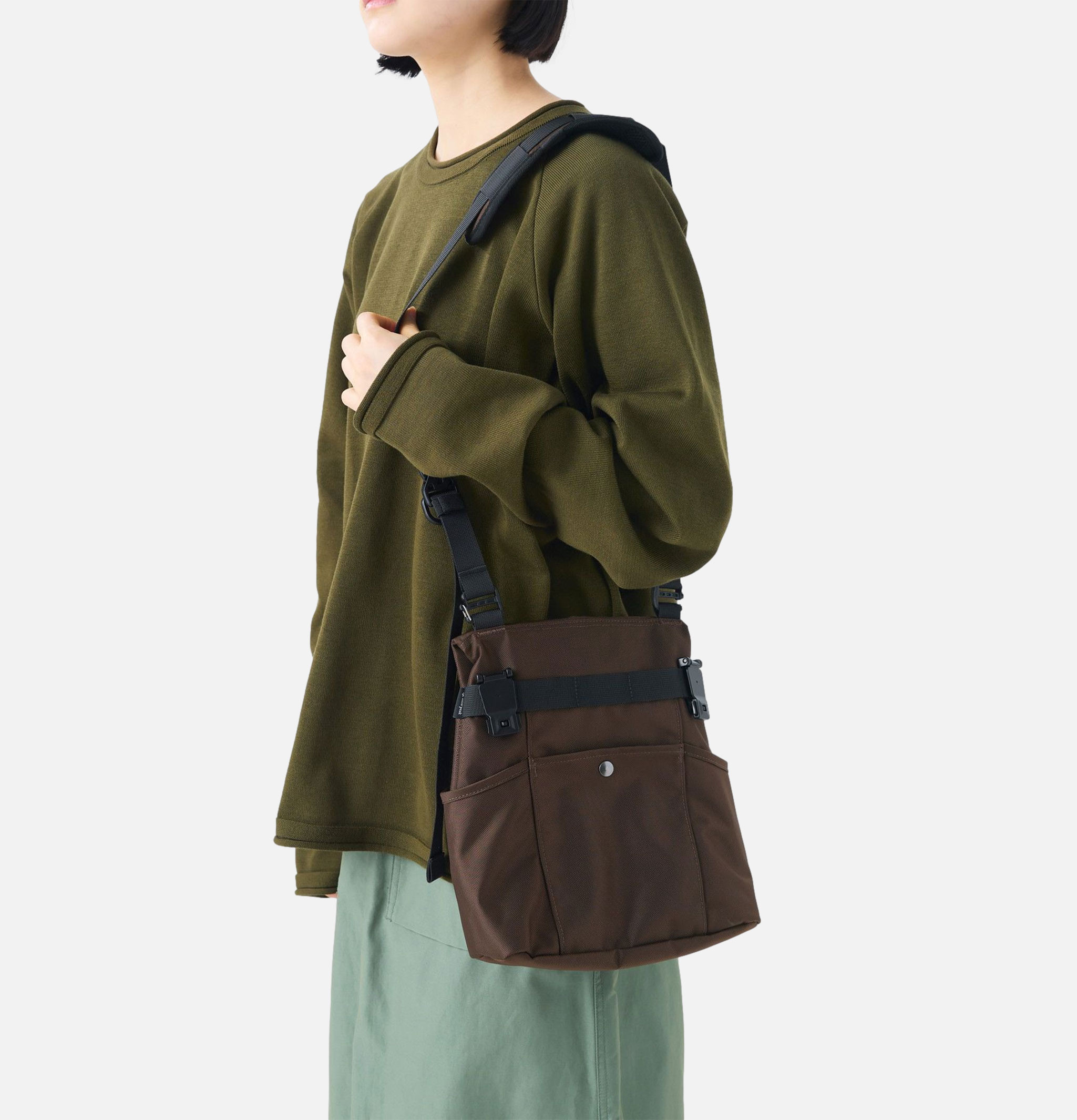 Snow Peak Cordura Shoulder Bag Brown