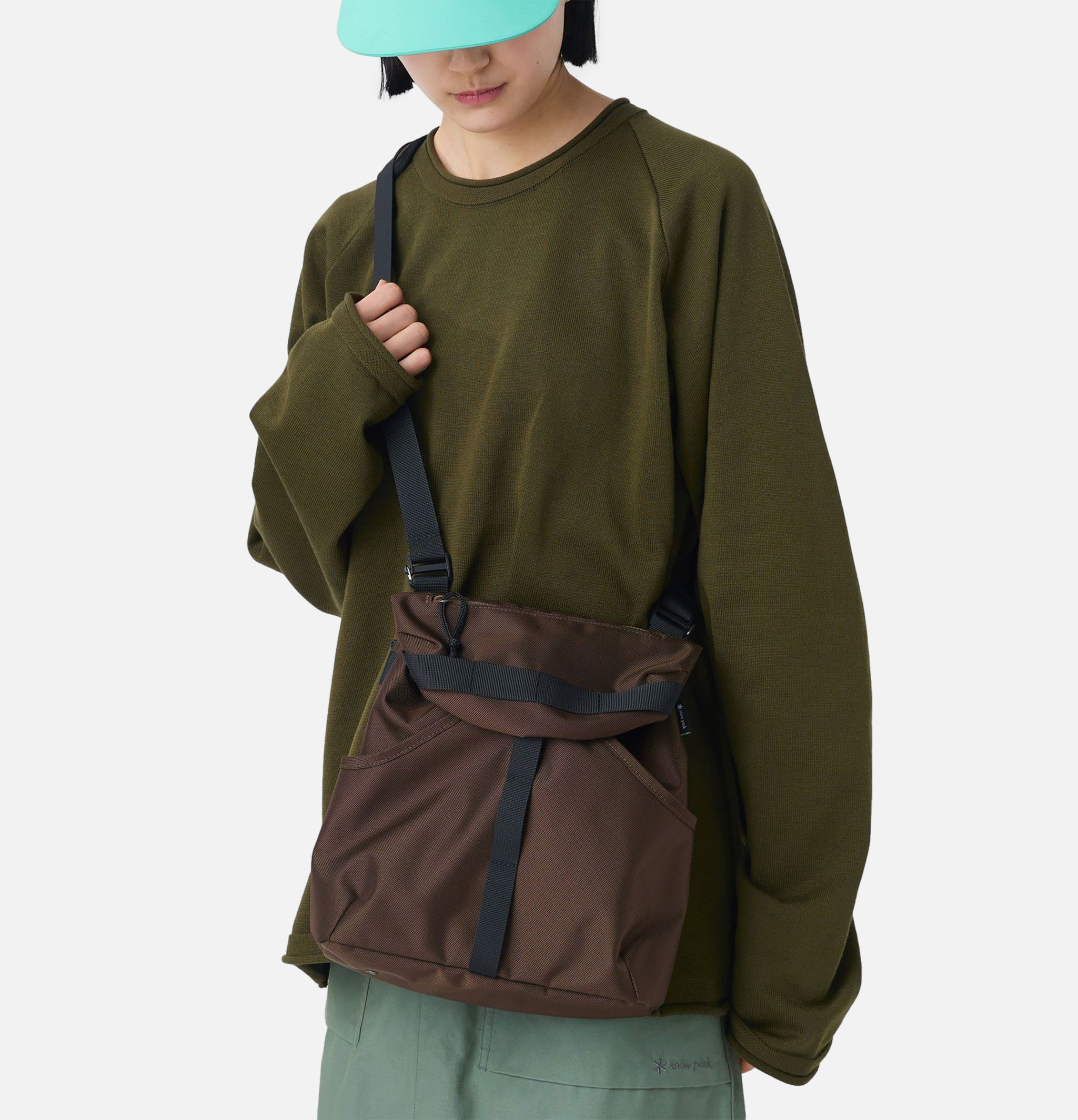 Snow Peak Cordura Shoulder Bag Brown