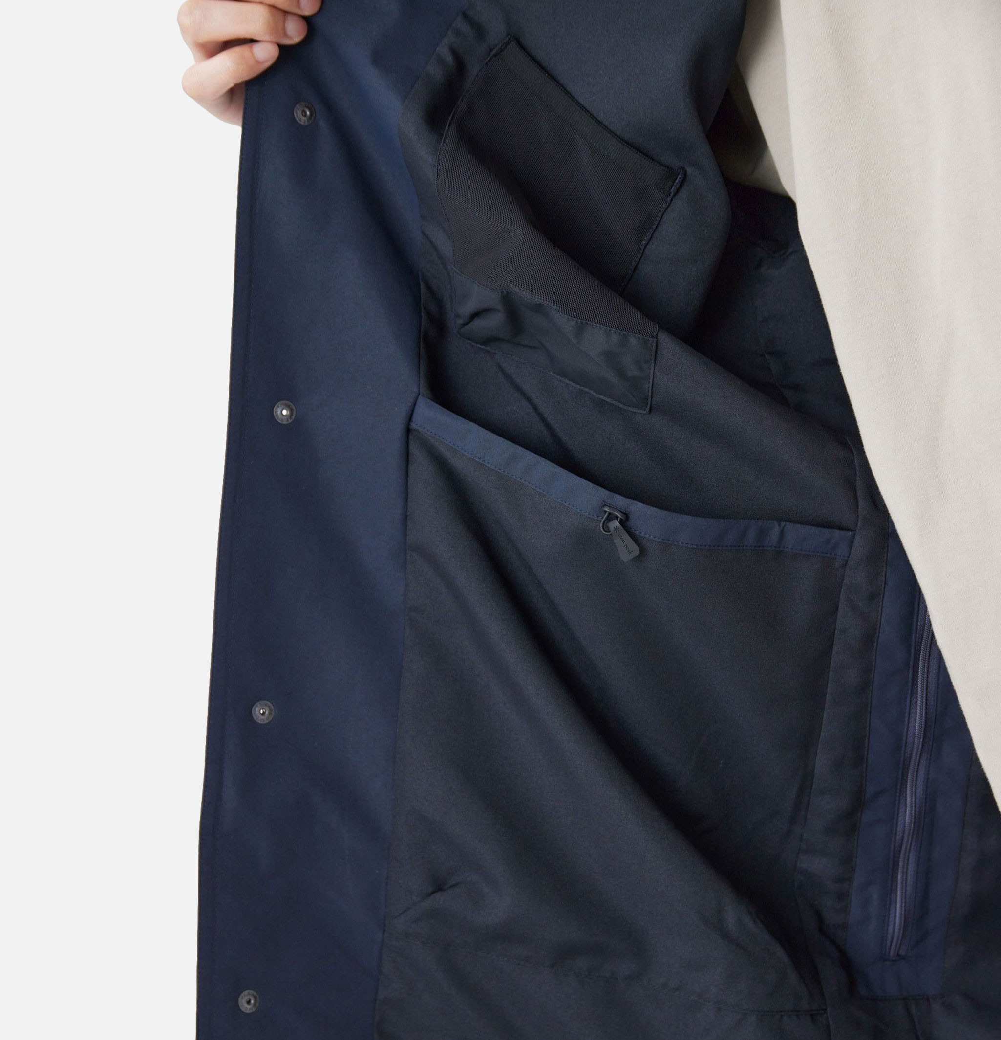 Snow Peak Windstopper Collar Coat Dknavy