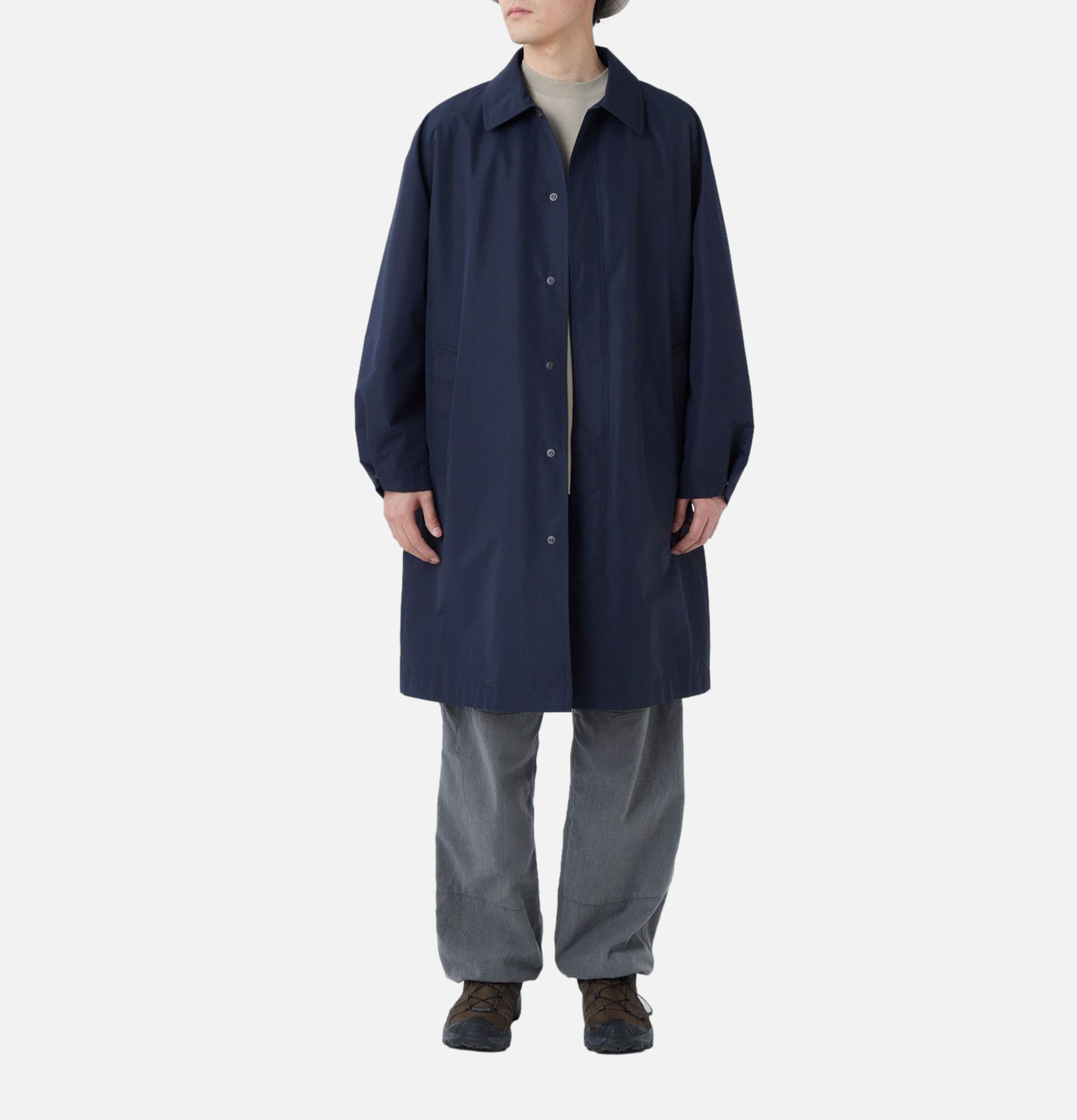 Snow Peak Windstopper Collar Coat Dknavy