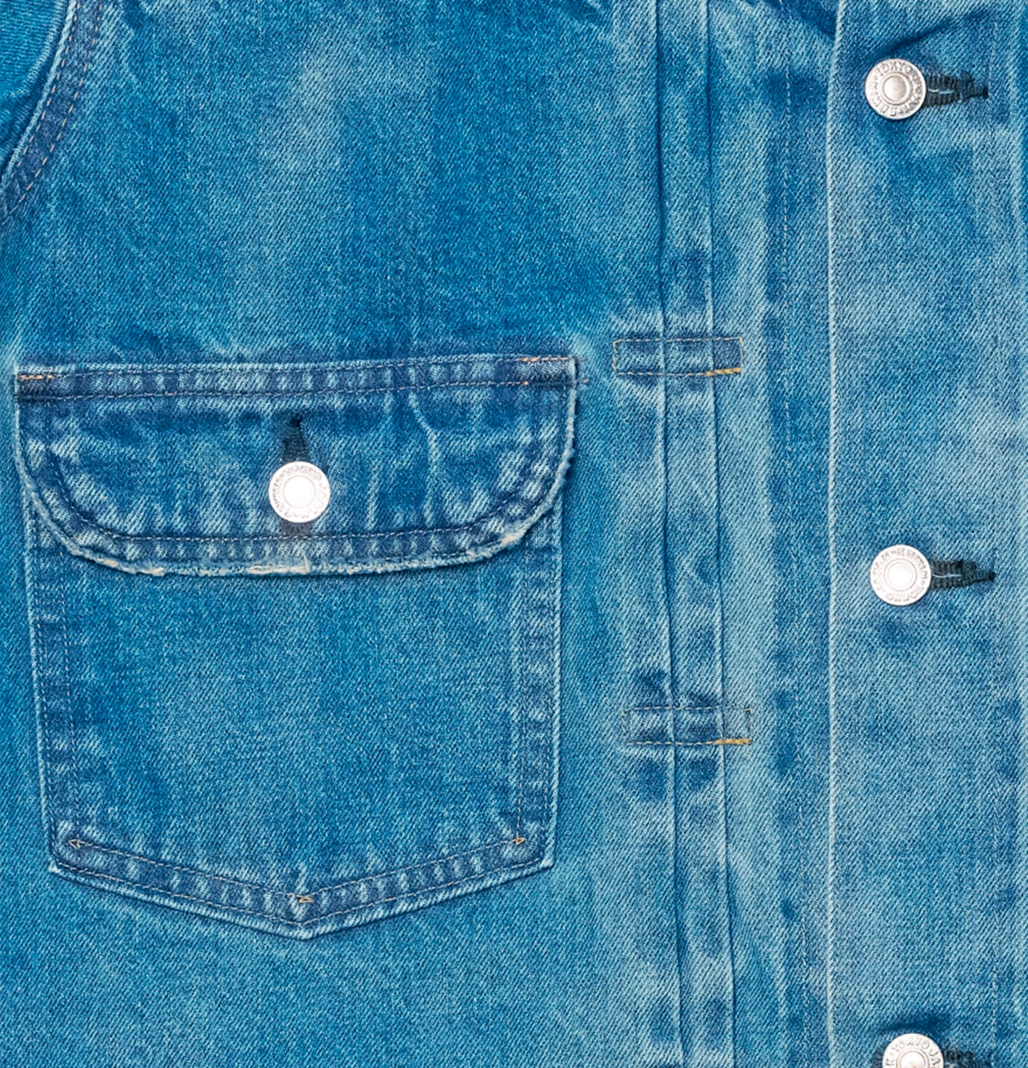 Edwin Denim Jacket Blue Light Used