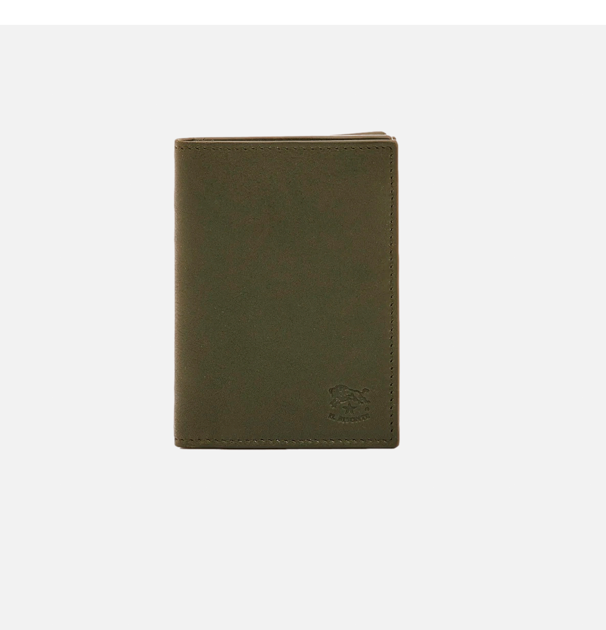 Il Bisonte Card Case Leo Vert
