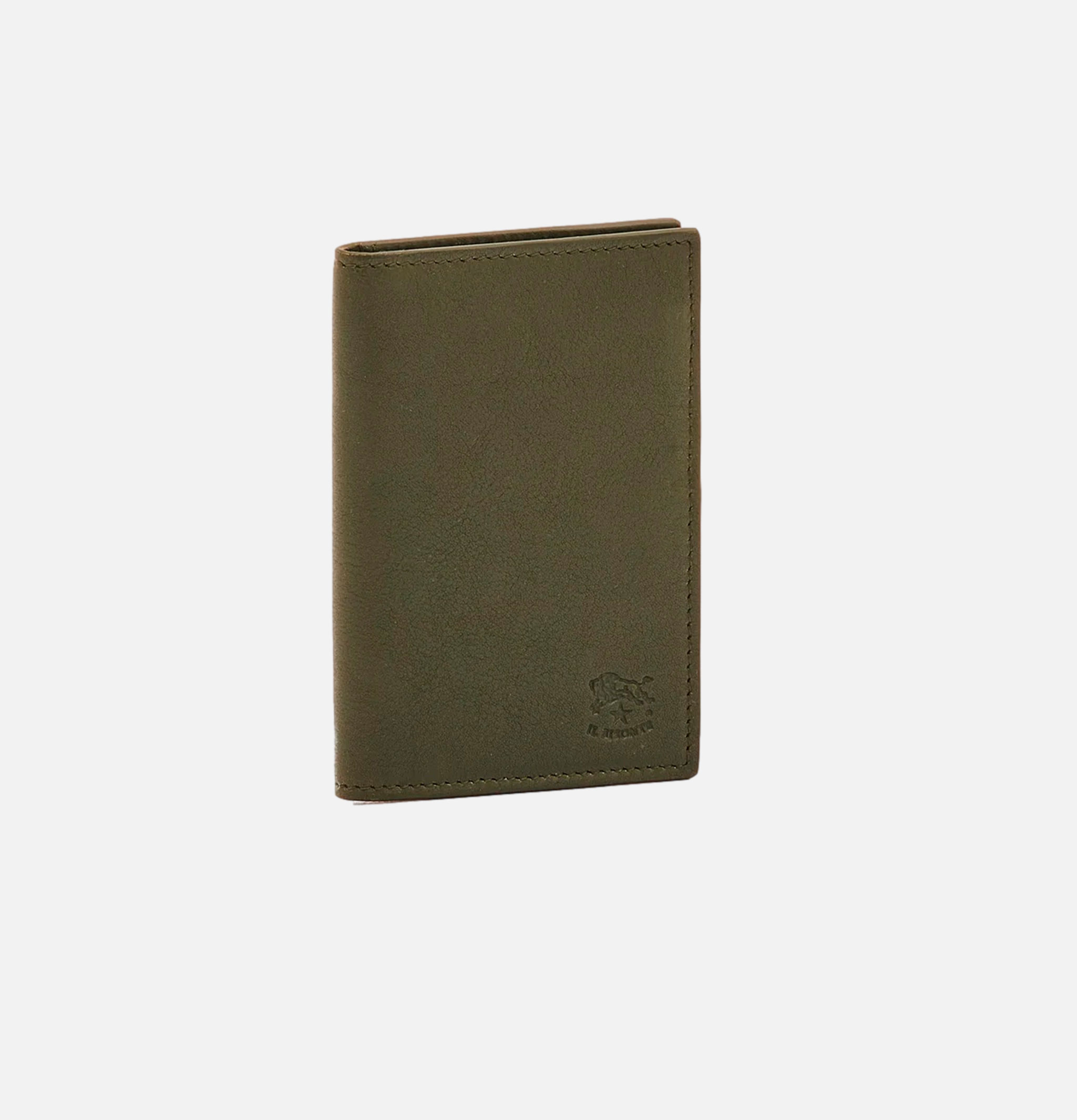 Il Bisonte Card Case Leo Vert