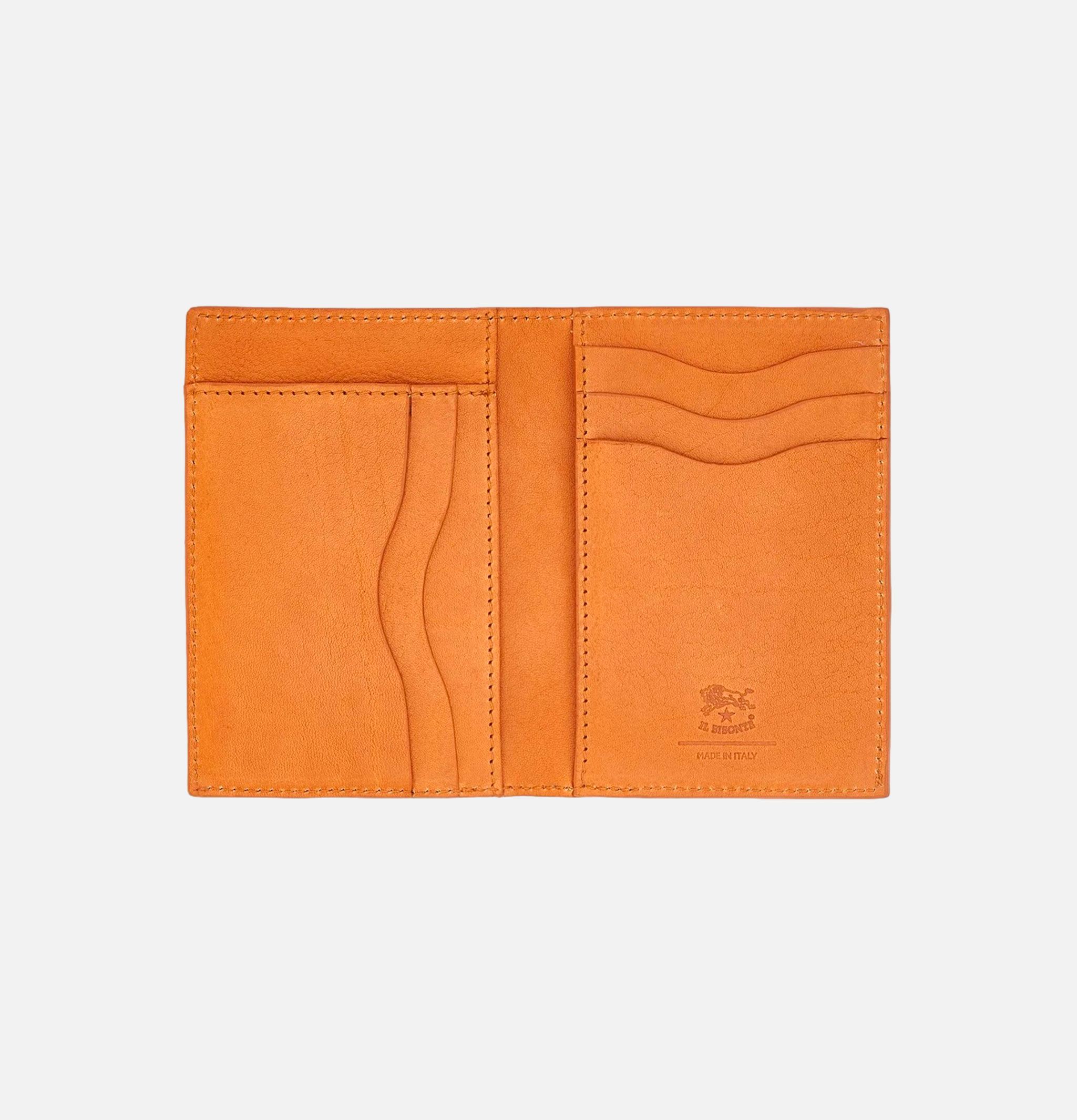 Il Bisonte Card Case Galilelo Tan