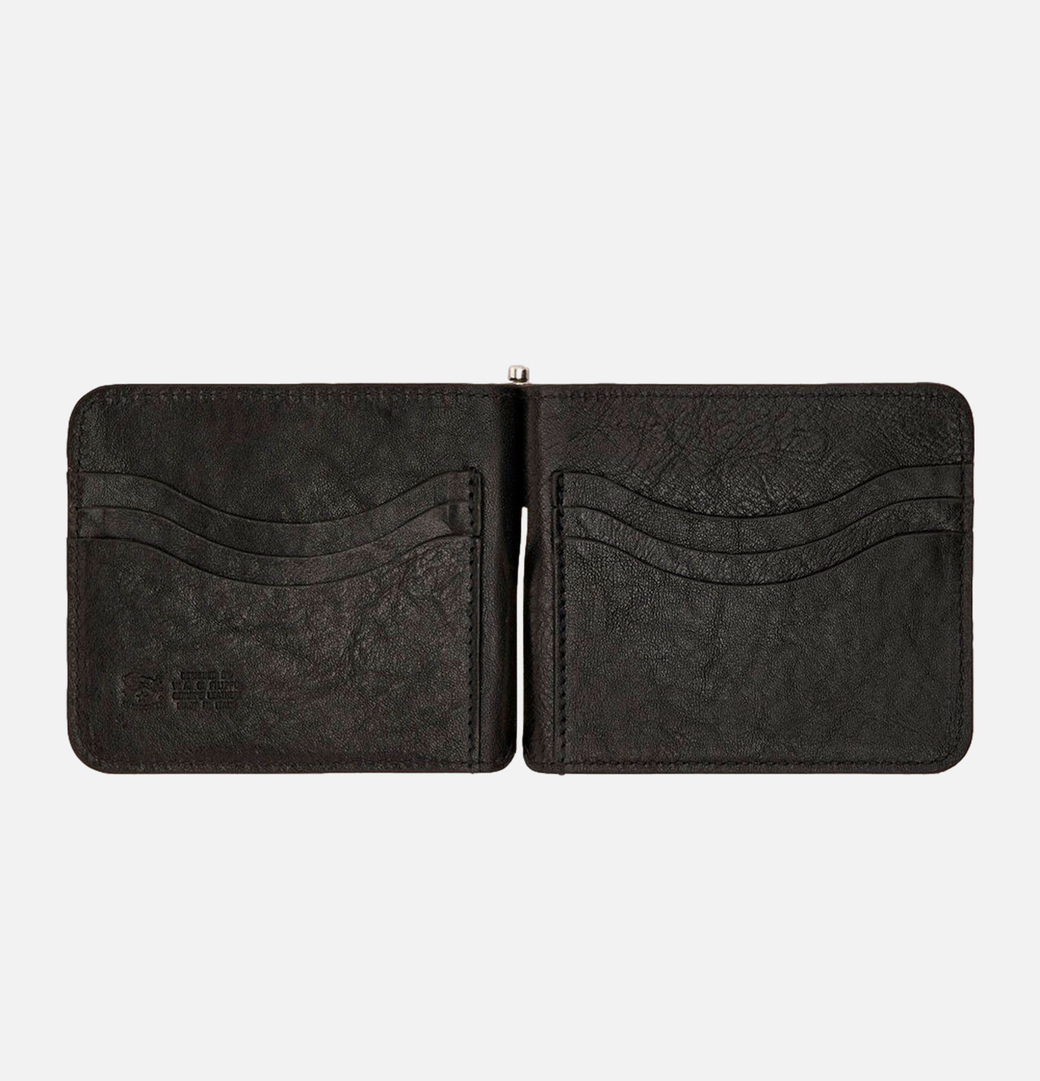 Il Bisonte Cardcase Money Clip Black