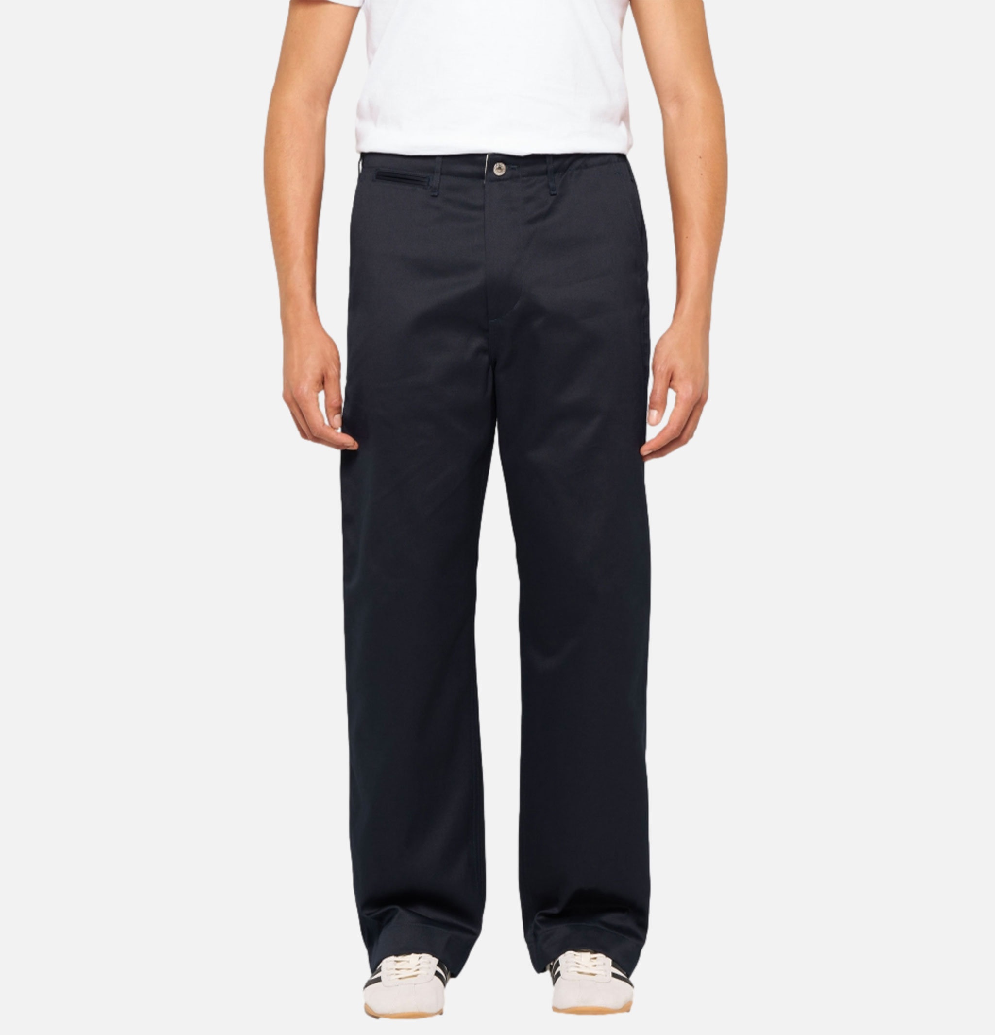 Edwin Wide Trousers Navy Unwashed