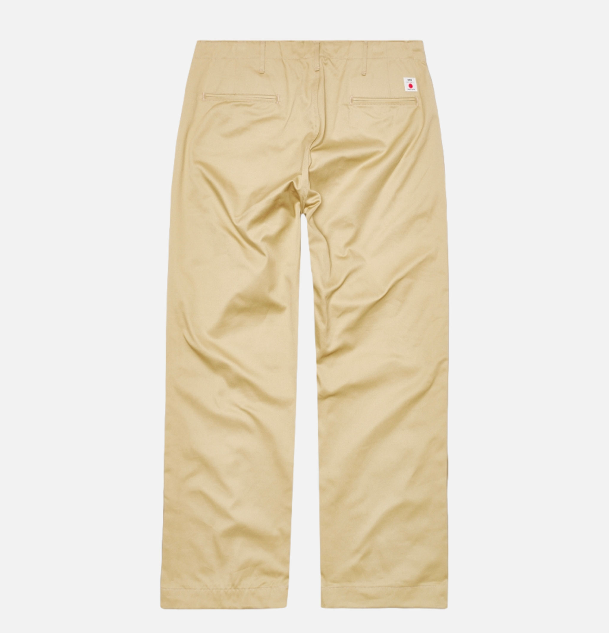 Edwin Wide Trousers Khaki Unwashed
