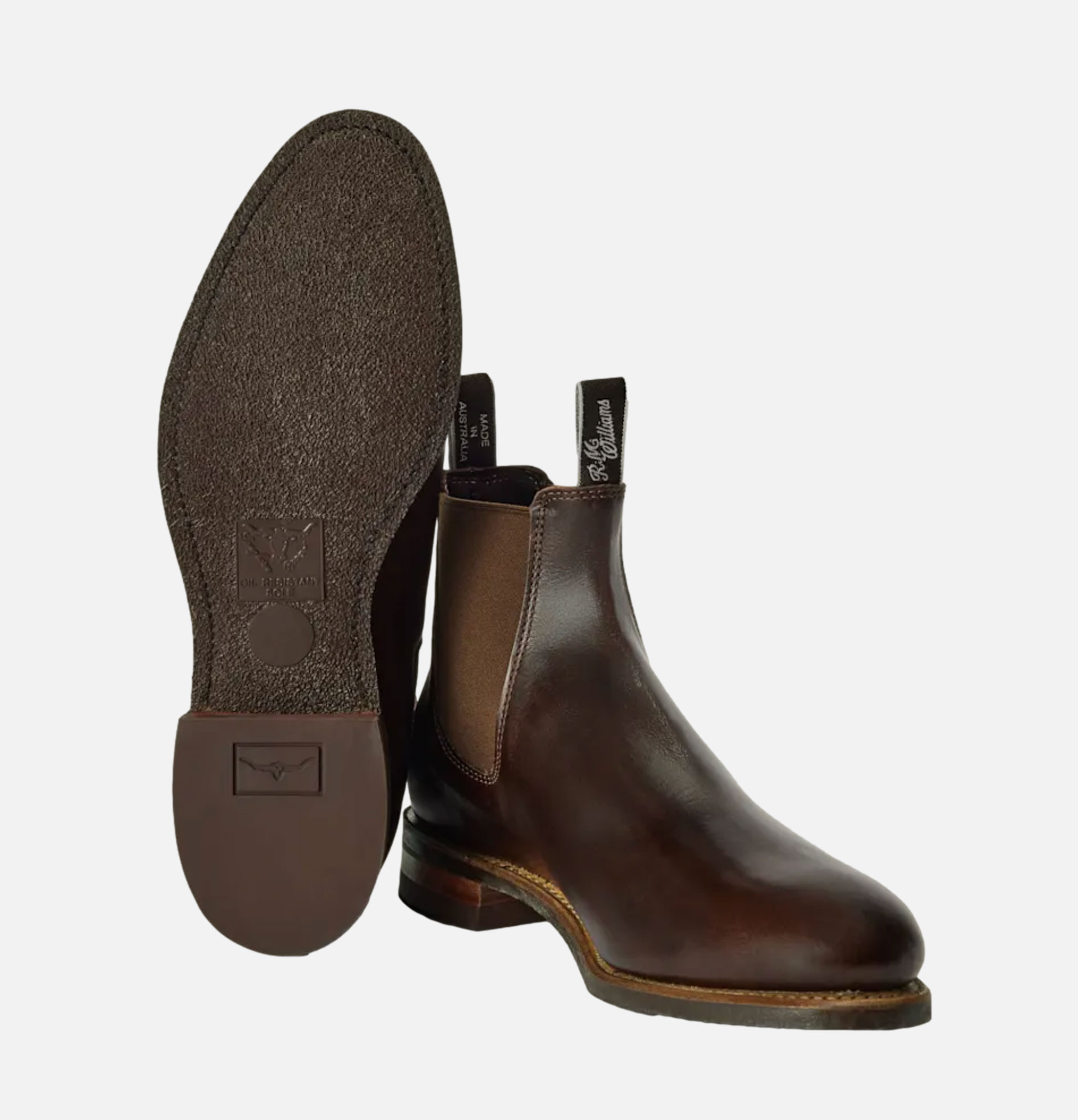 Bottes R.M. Williams Turnout Pull Up Walnut