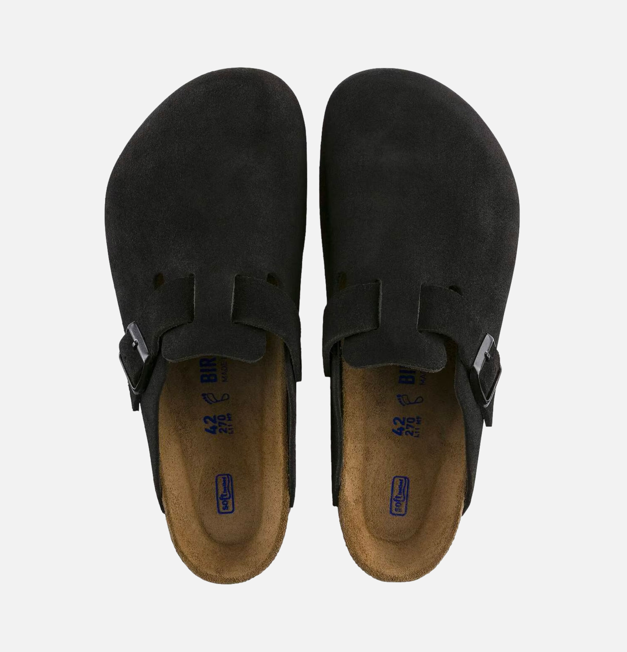 Sabots Birkenstock Softbed Étroite Boston Narrow Noir