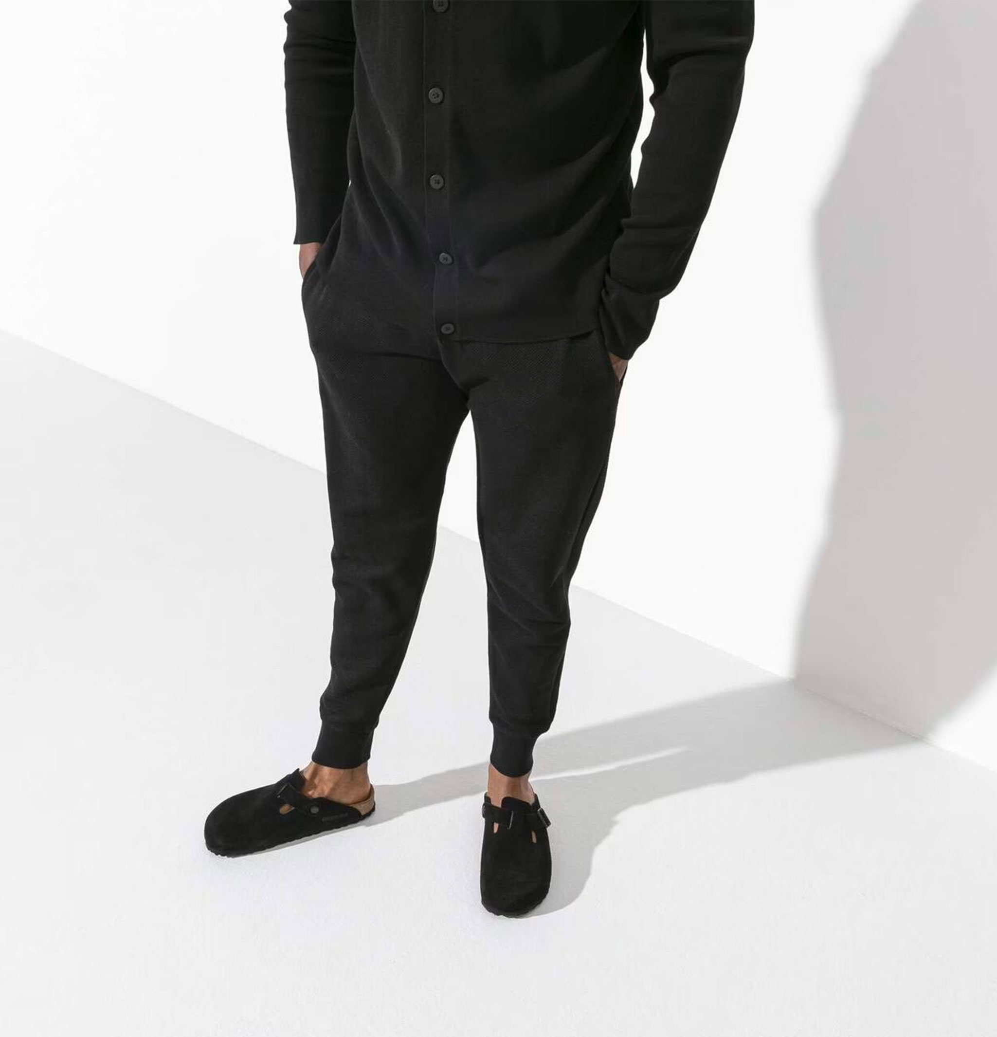 Sabots Birkenstock Softbed Étroite Boston Narrow Noir