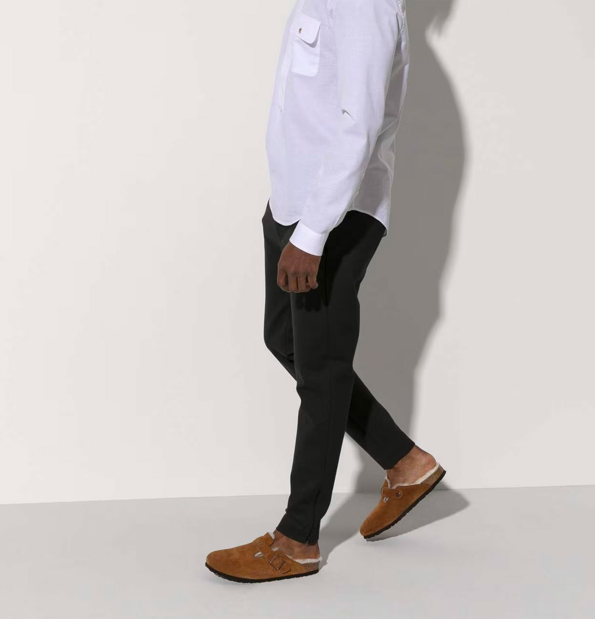 Birkenstock Boston Shearling Narrow Mink